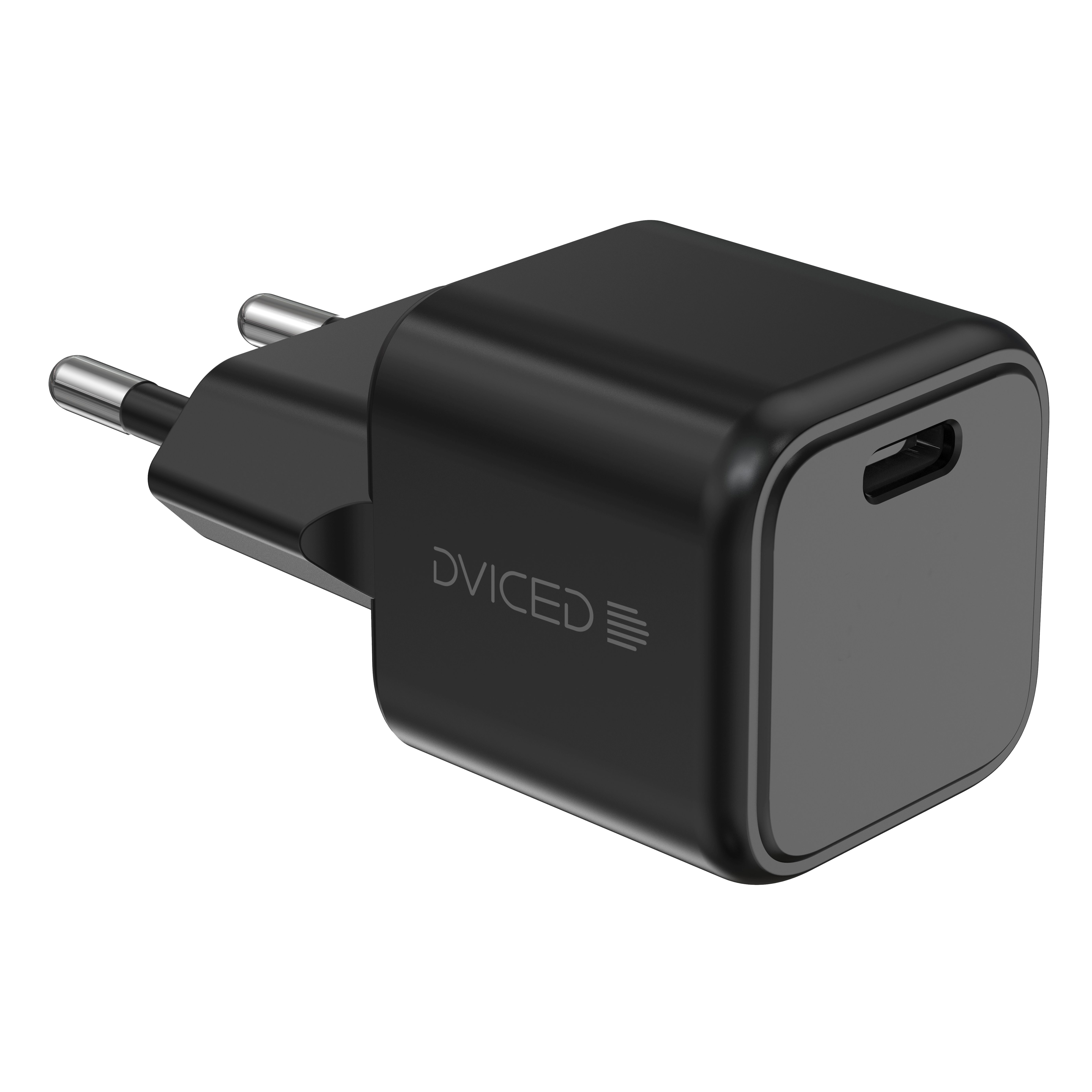 Punjač DVICED Wall charger 30W GaN USB-C EU - Crni-0