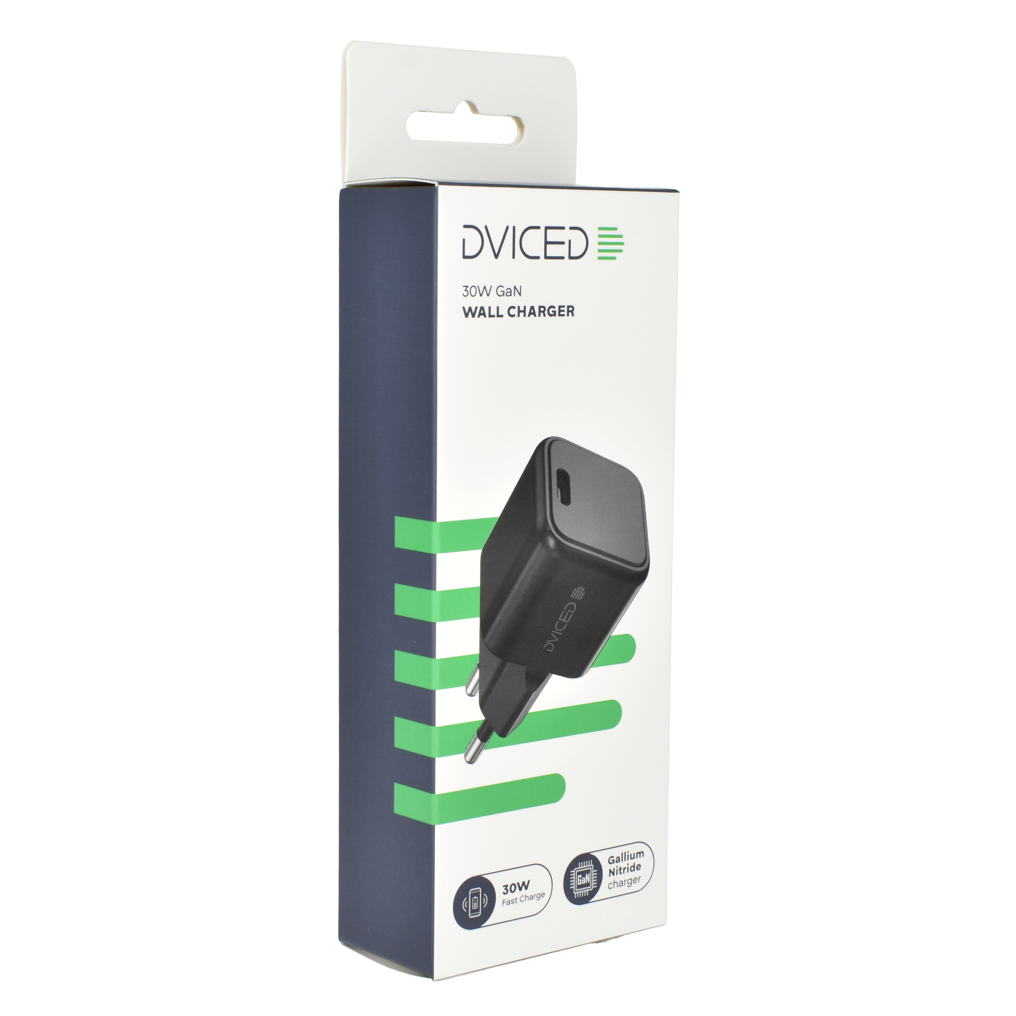 Punjač DVICED Wall charger 30W GaN USB-C EU - Crni-1