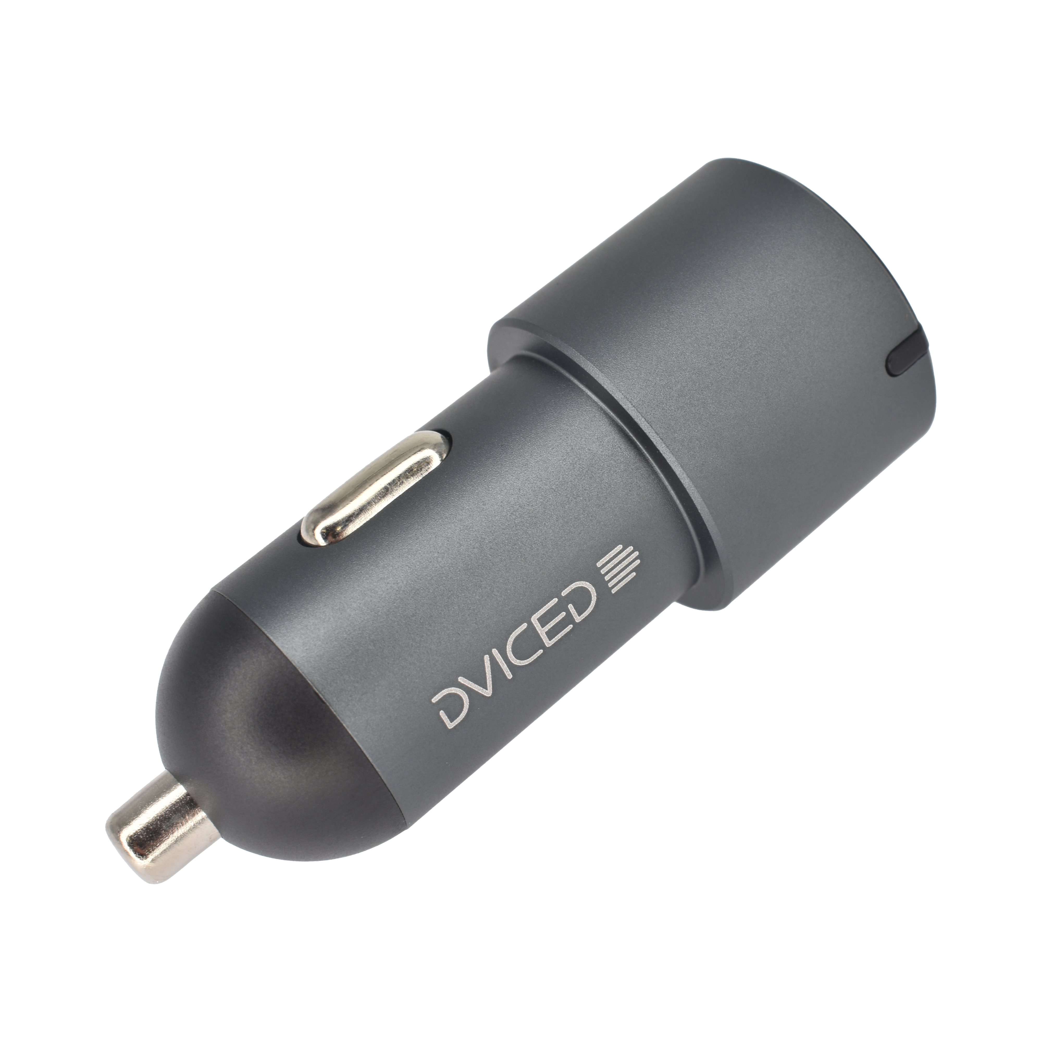 Auto punjač DVICED 60W 1 USB-A, 2 USB-C - Siva-3