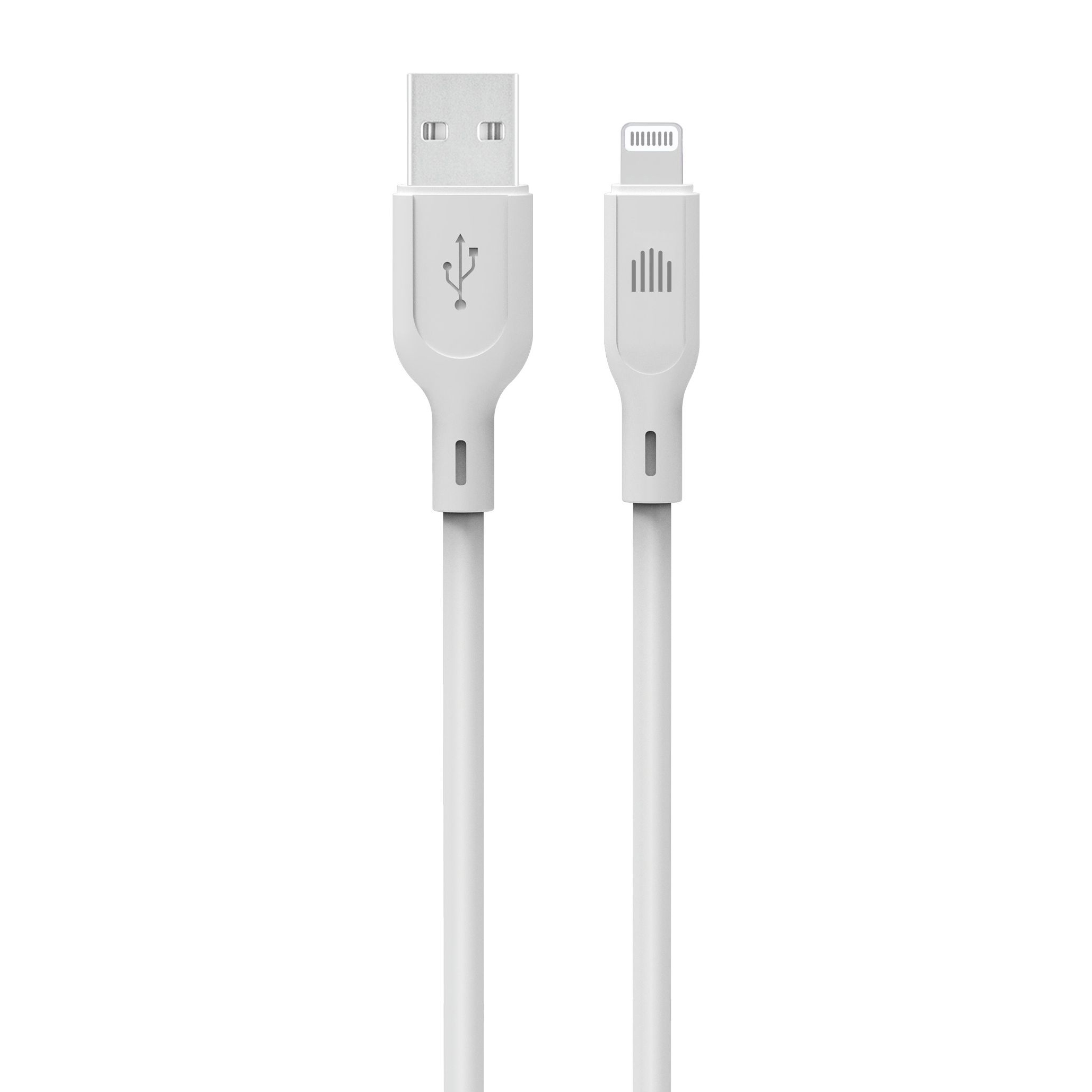 Kabel DVICED USB-A do Lightning silikon 1,25m - Bijeli-0