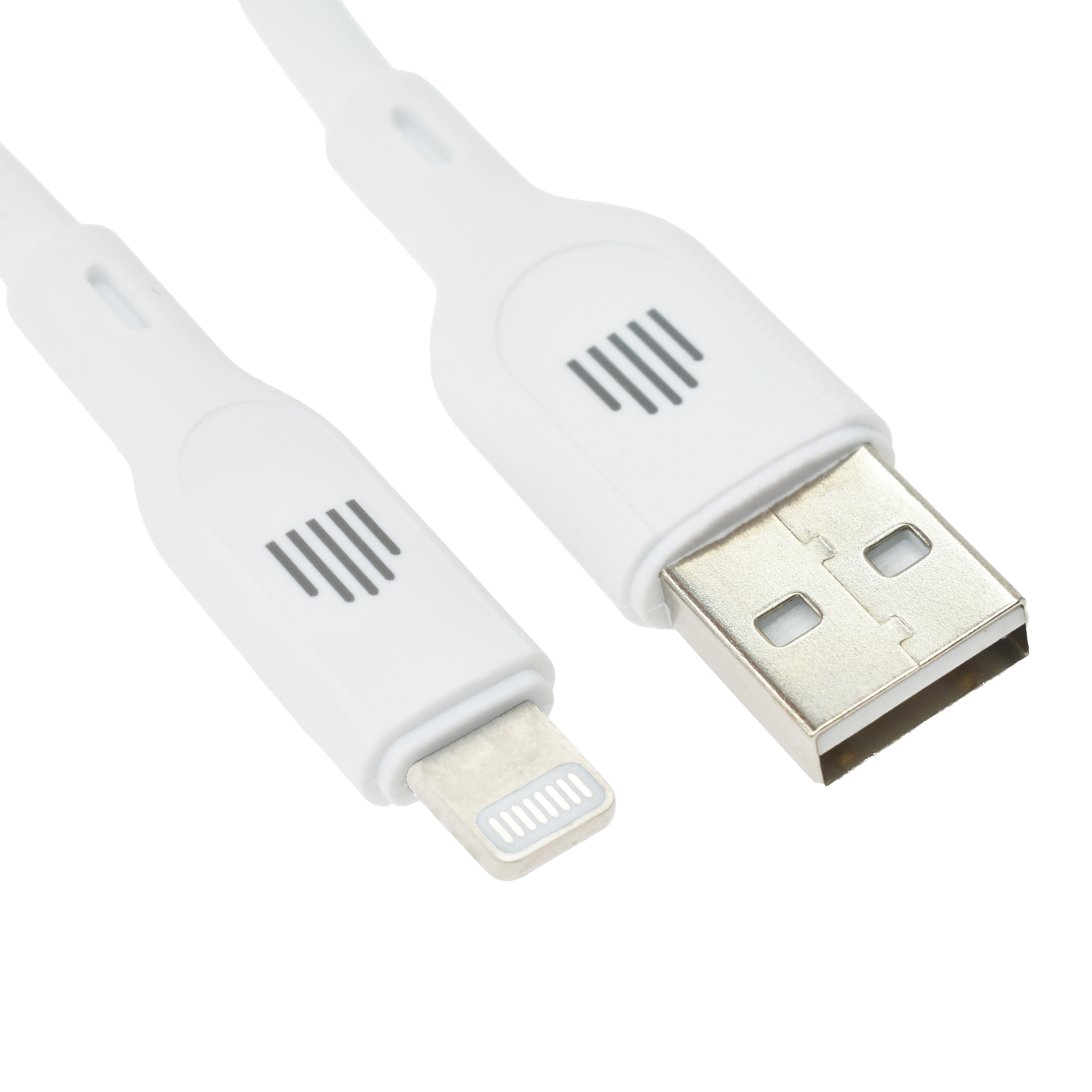 Kabel DVICED USB-A do Lightning silikon 1,25m - Bijeli-3