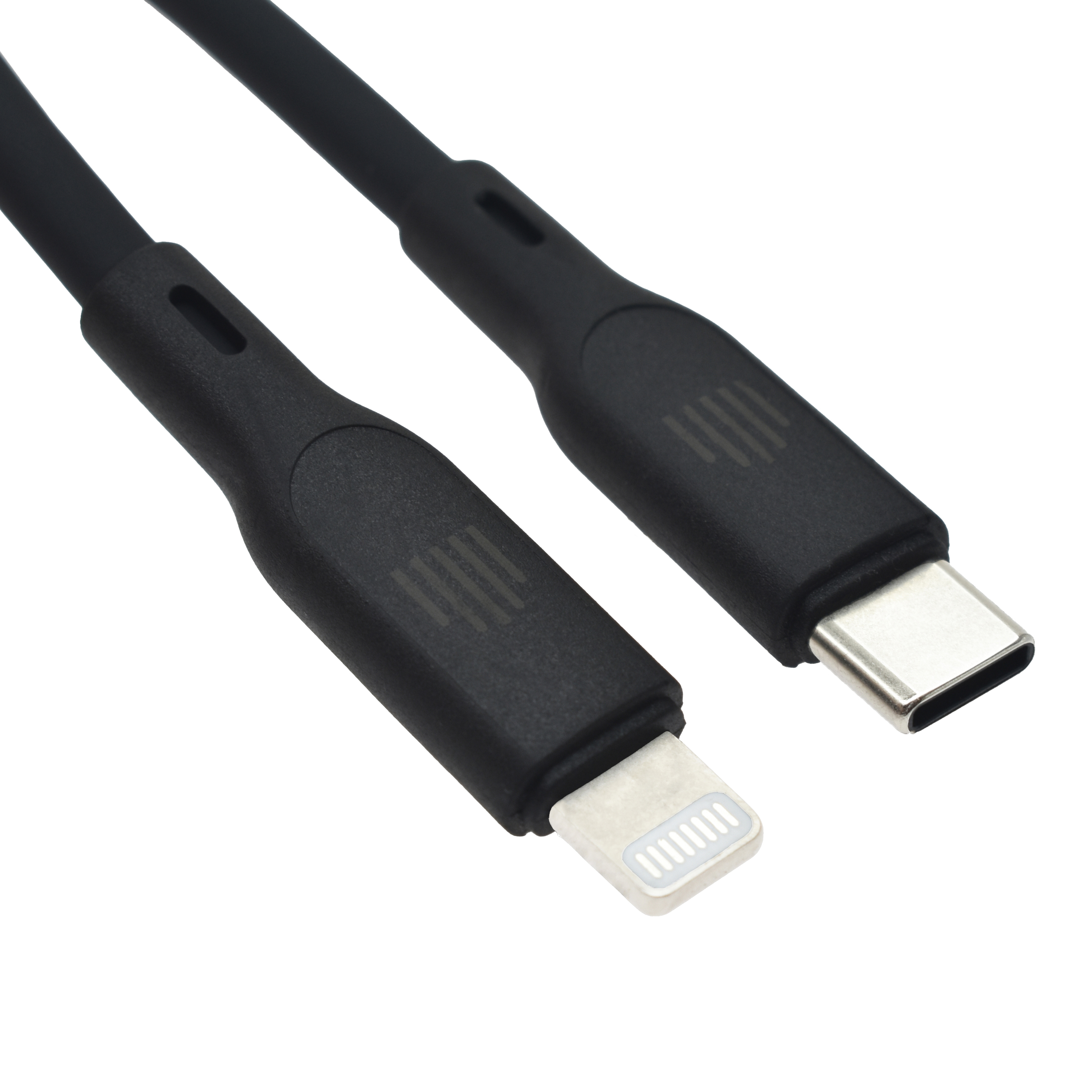 Kabel DVICED USB-C do Lightning silikon 1,25m - Crni-3