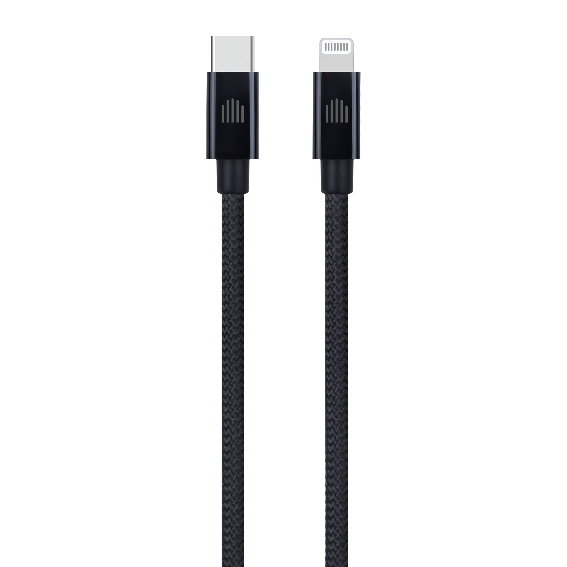 Kabel DVICED USB-C do Lightning Nylon Textile 1,25m - Crni