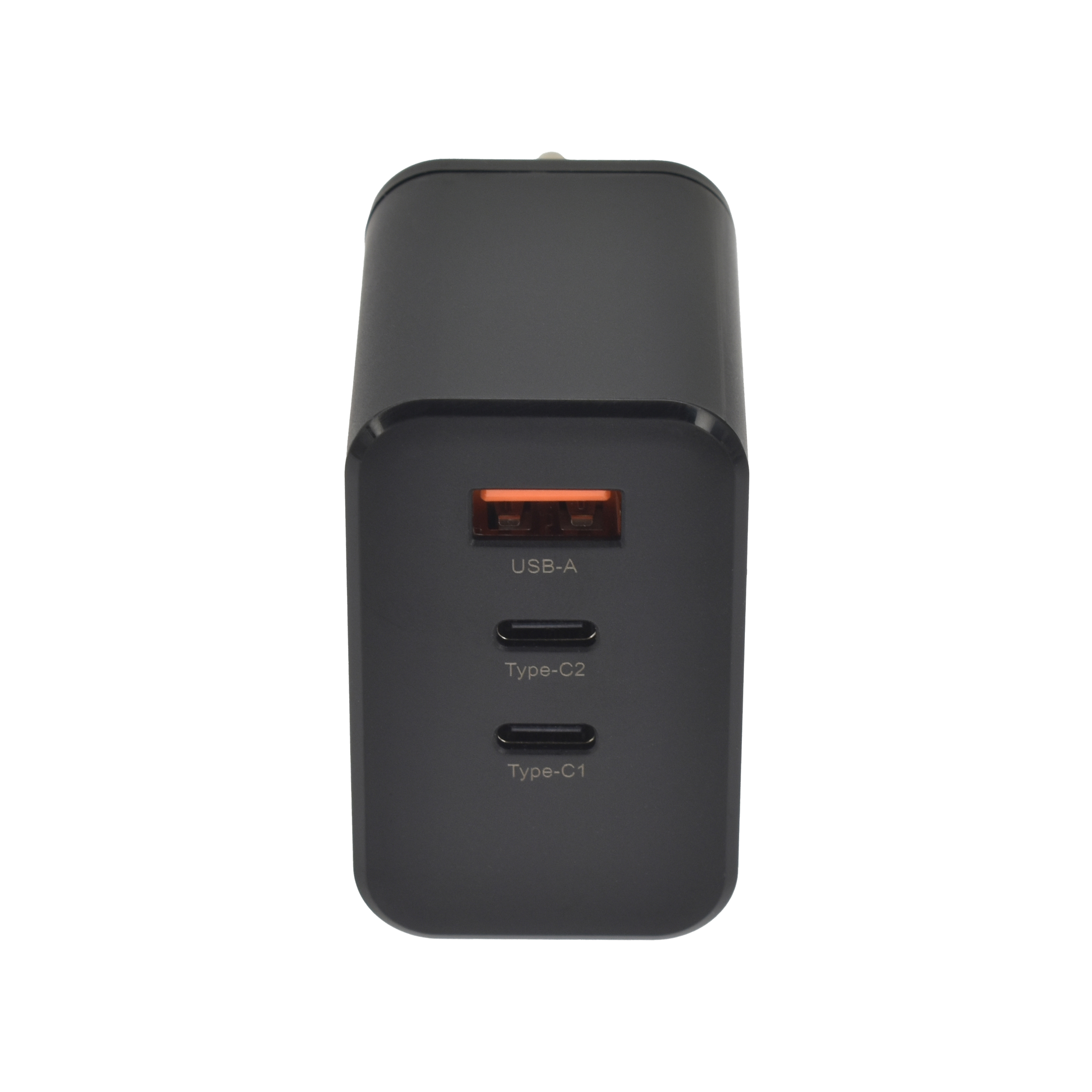 Punjač DVICED Wall charger 65W GaN (1 USB-A, 2 USB-C, crna boja)-1