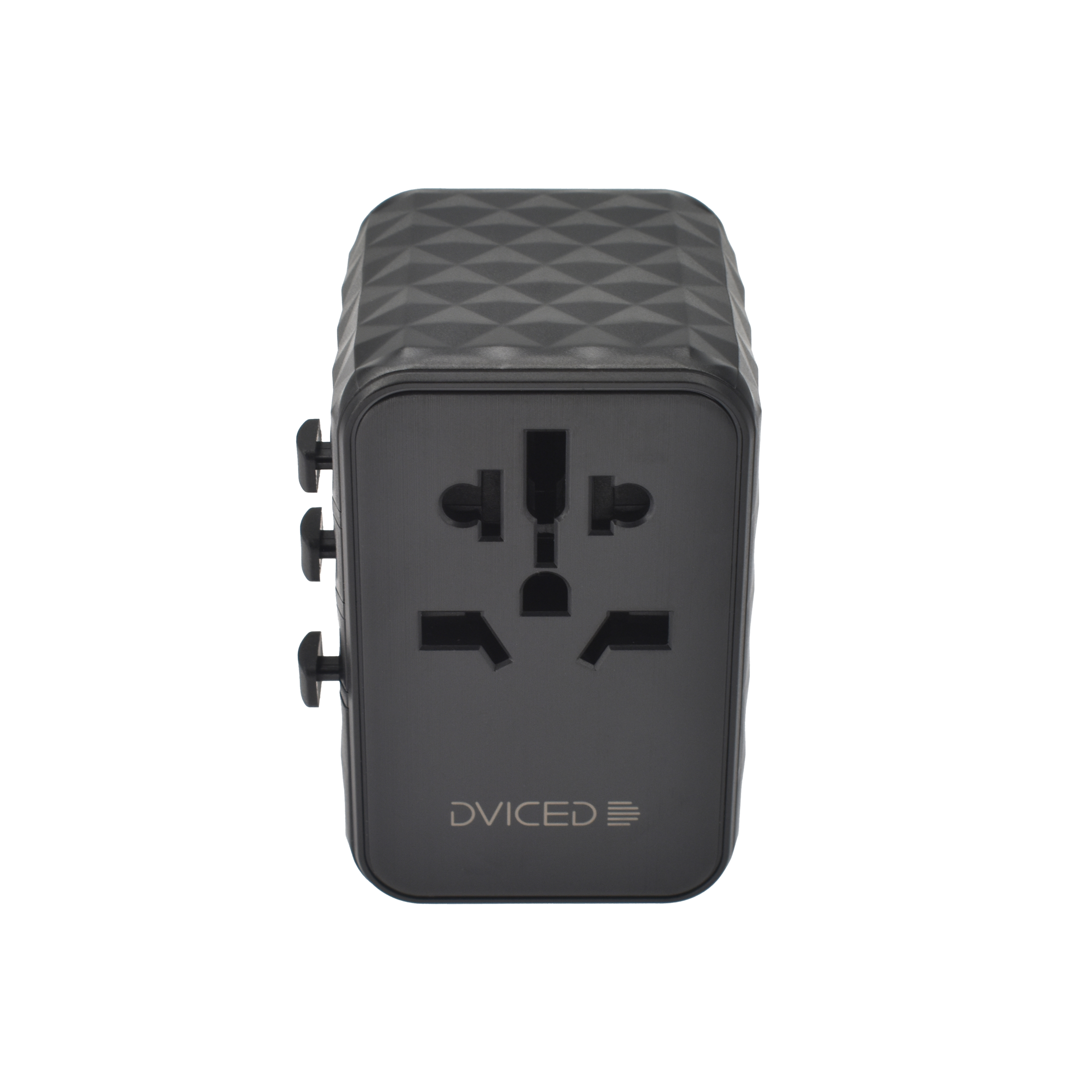 Univerzalni putni adapter DVICED 65W GaN - Crni-5