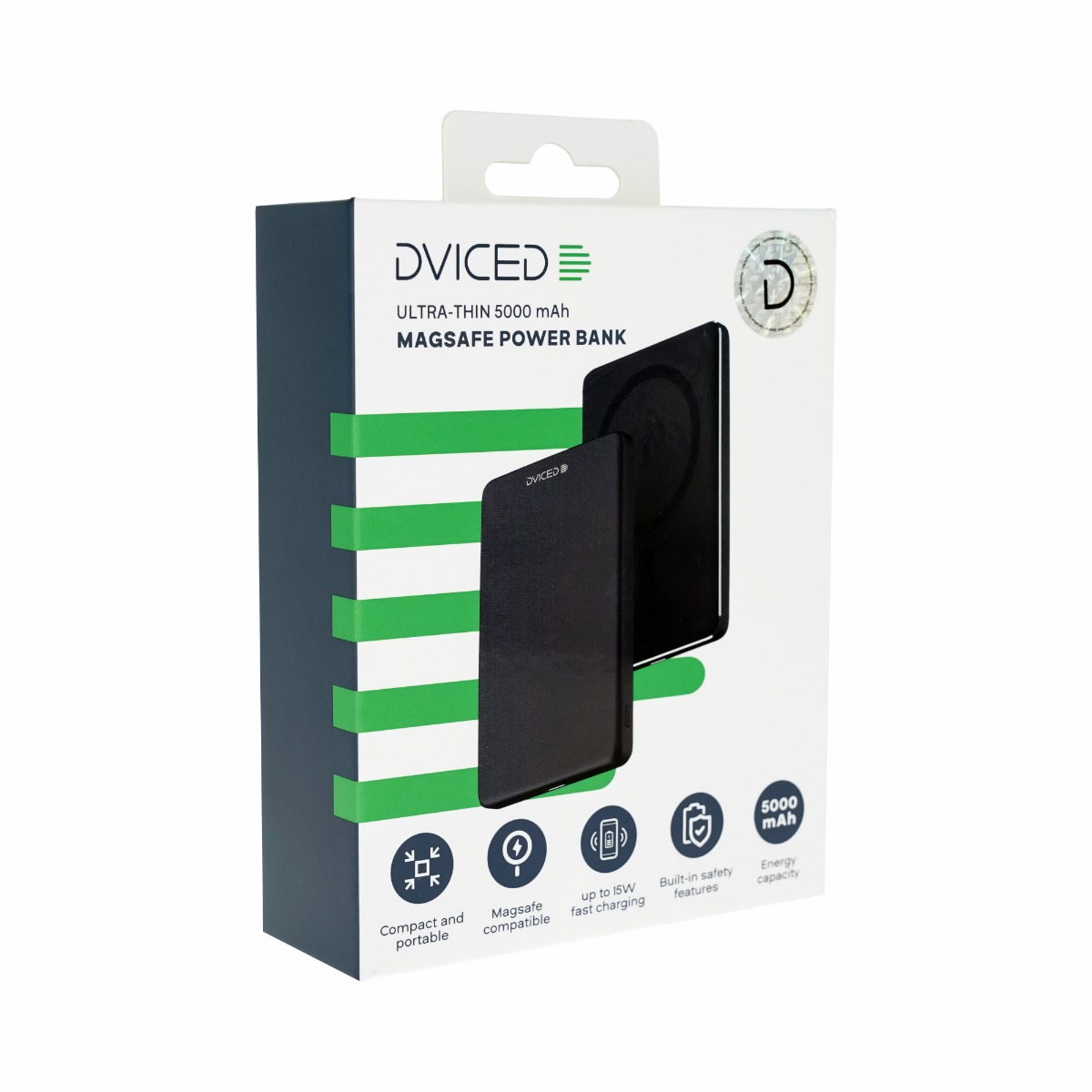 Power bank DVICED Ultrathin 5000mAh - Black-5