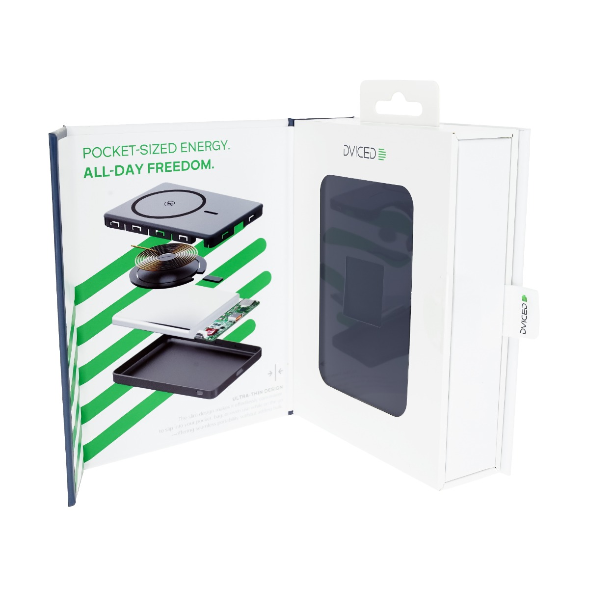Power bank DVICED Ultrathin 5000mAh - Black-6