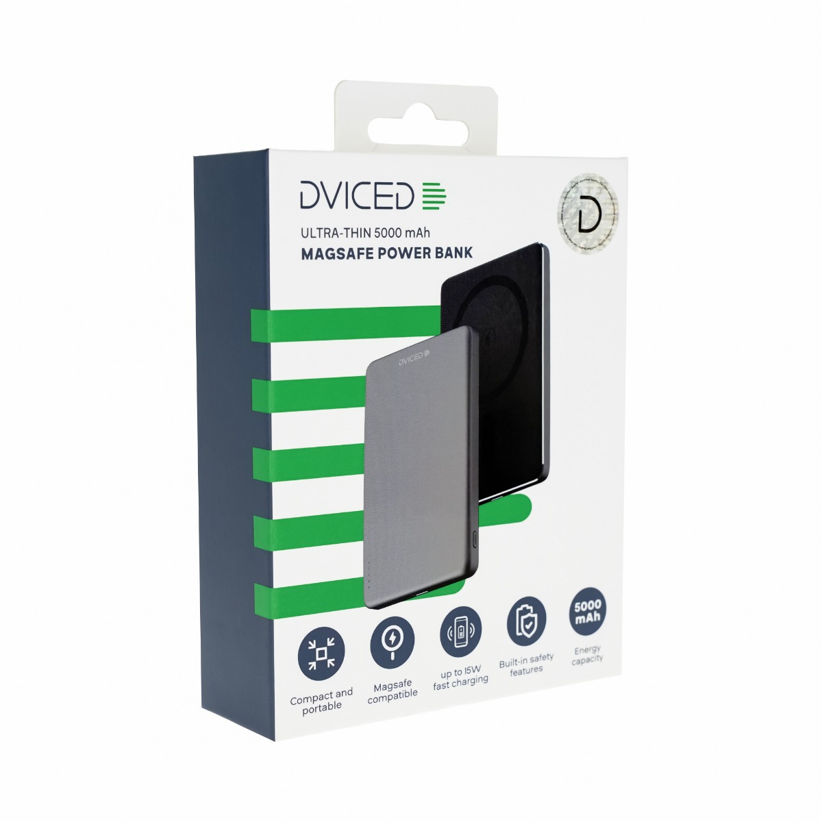 Power bank DVICED Ultrathin 5000mAh (5000mAh)-5