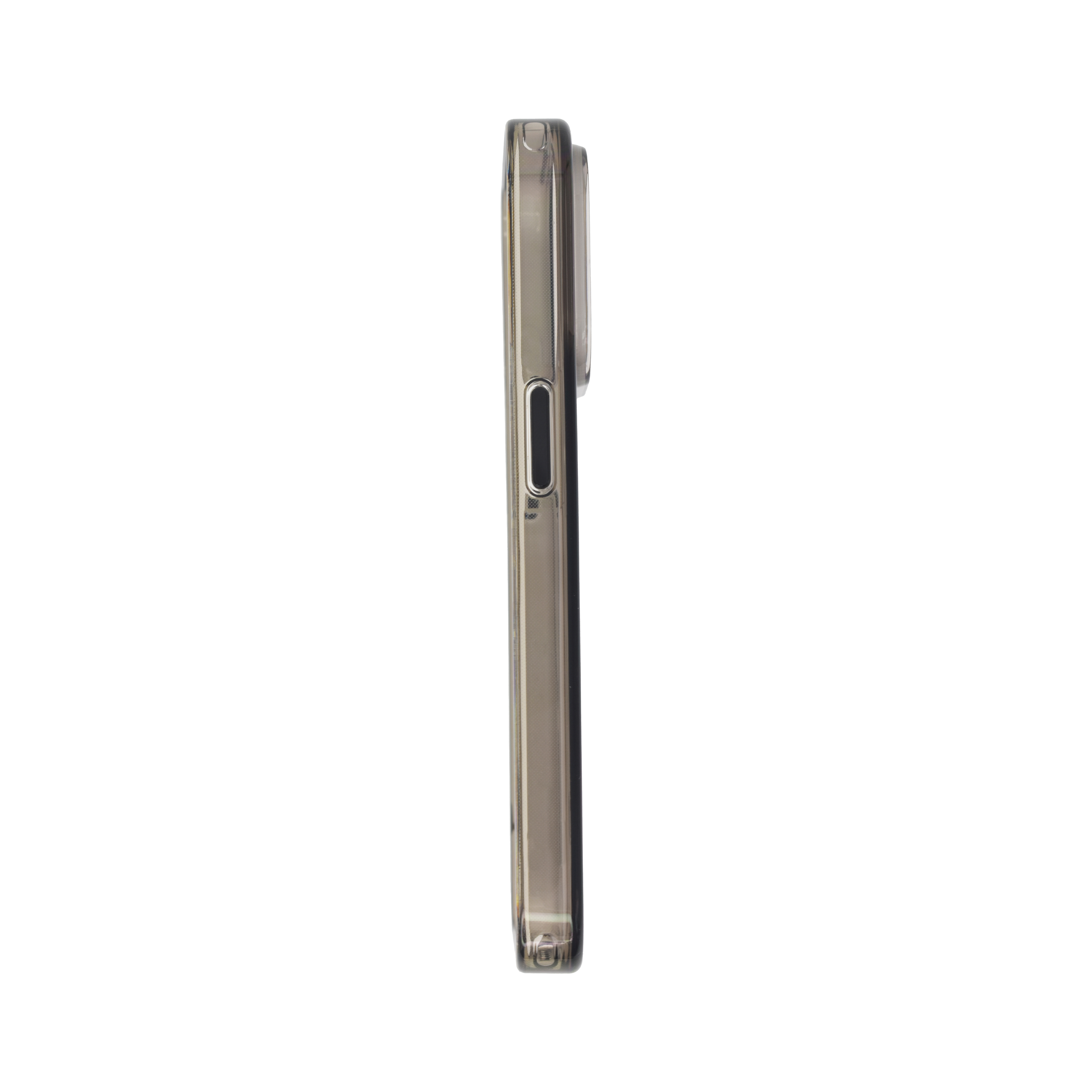 Maska za iPhone DVICED Magsafe iPhone 15 Pro (prozirna, crna boja)-1