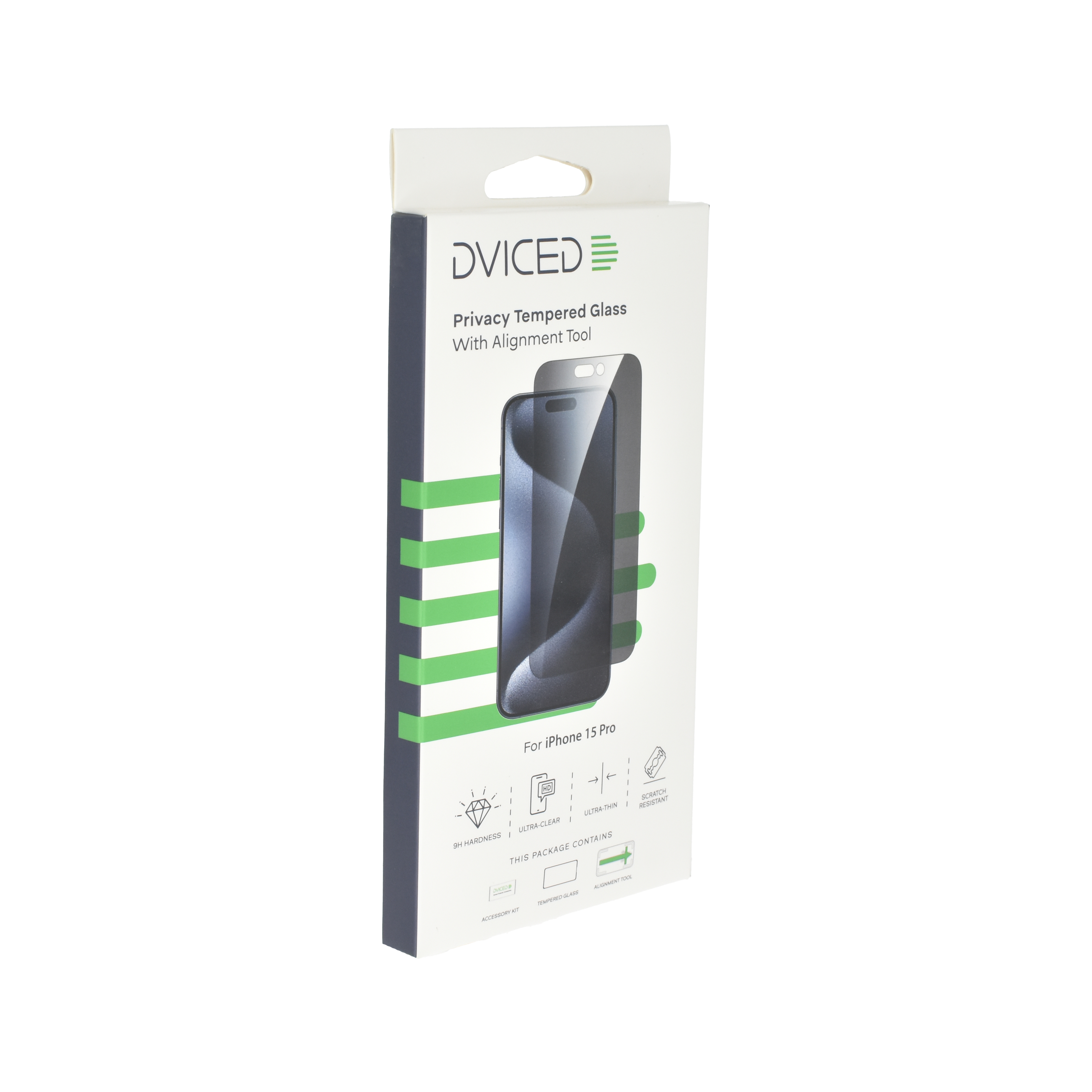 Dviced iPhone 15 pro privacy screen protector with applicator-1
