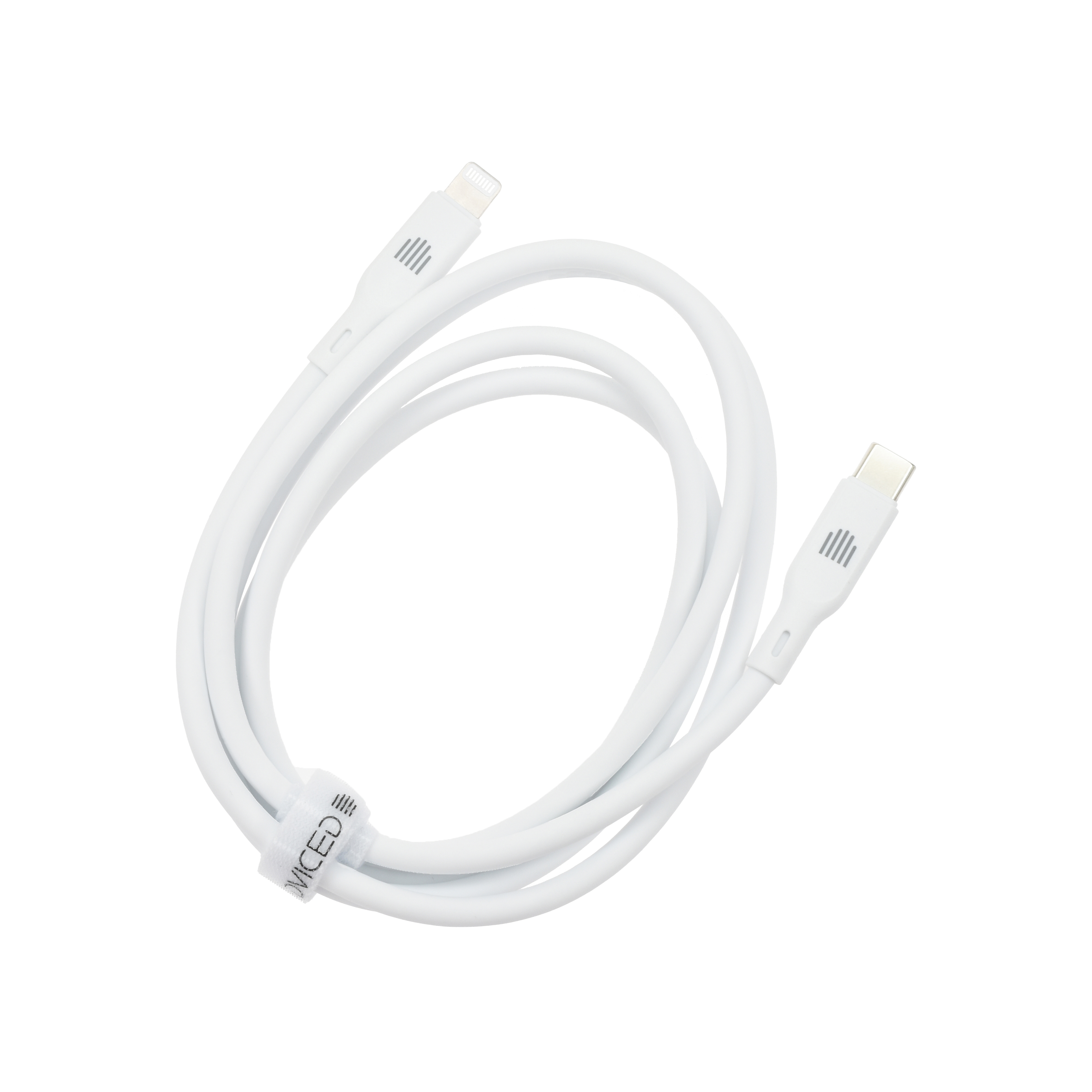Kabel DVICED USB-C na Lightning silikonski 1,25m - Bijeli-2