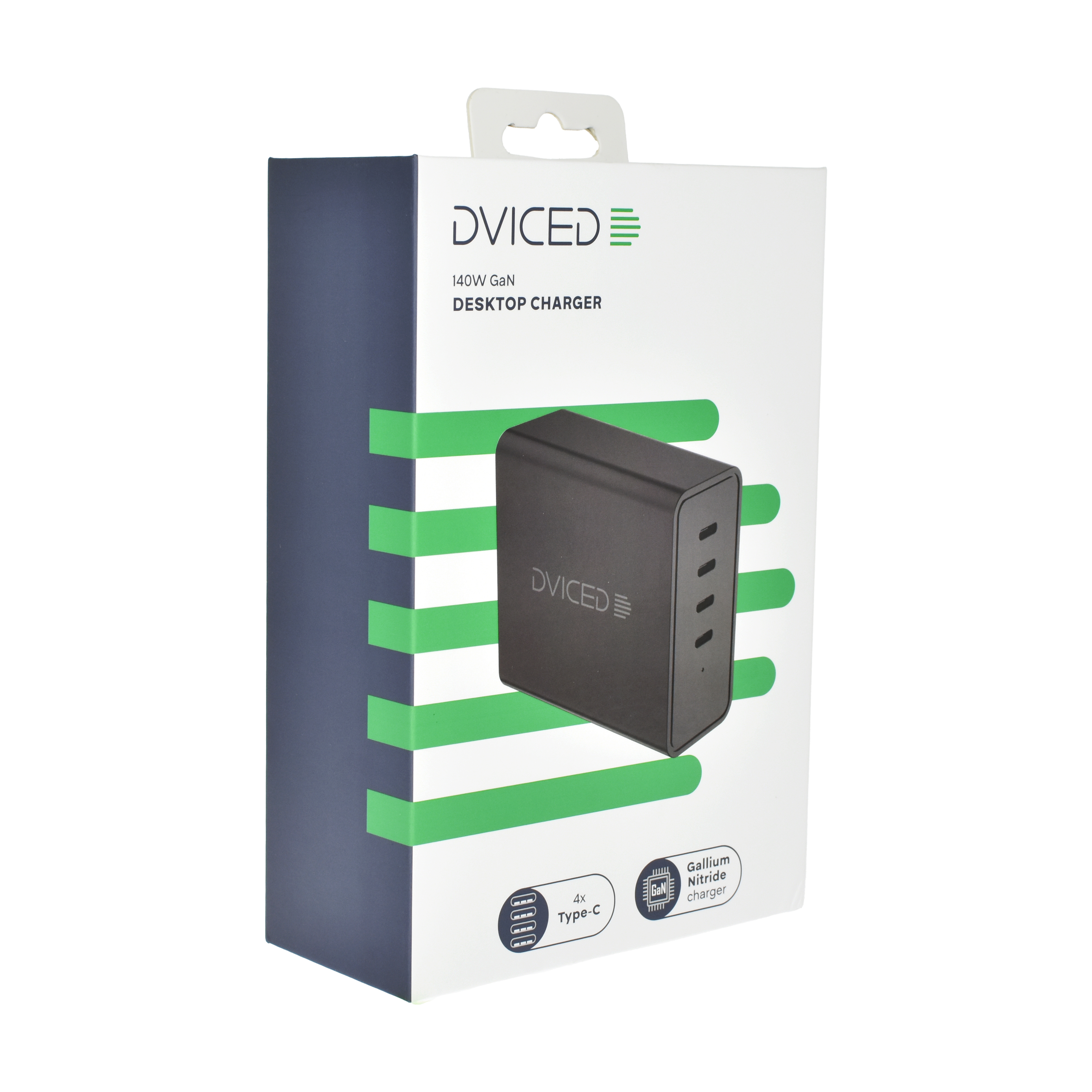 Punjač DVICED Dviced Desktop charger 140W GaN 4 USB-C-3