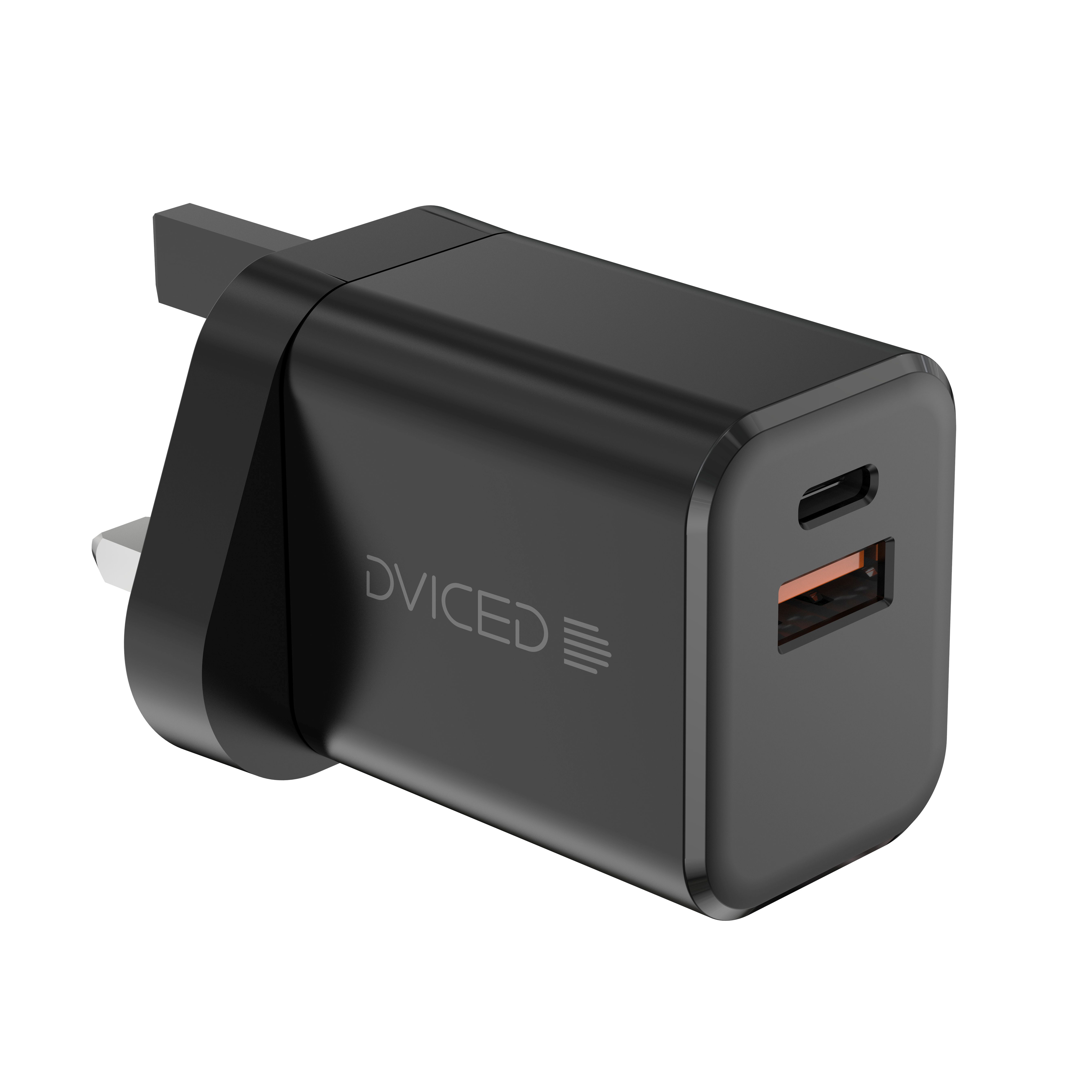 Punjač DVICED Wall charger 35W GaN (1 usb-a, 1 usb-c)-0