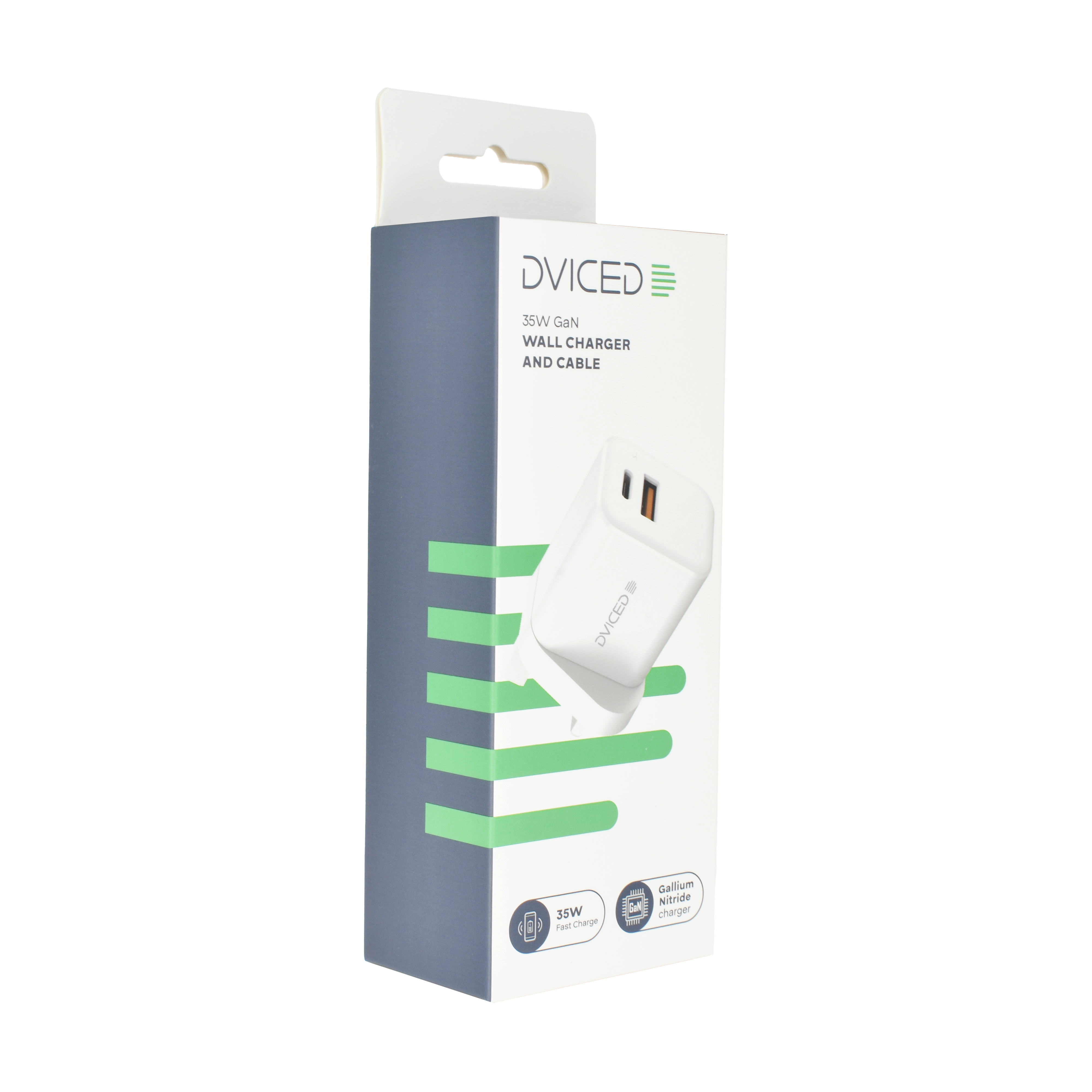 Punjač DVICED Dviced Wall charger 35W GaN 1 USB-A 1 USB-C-4