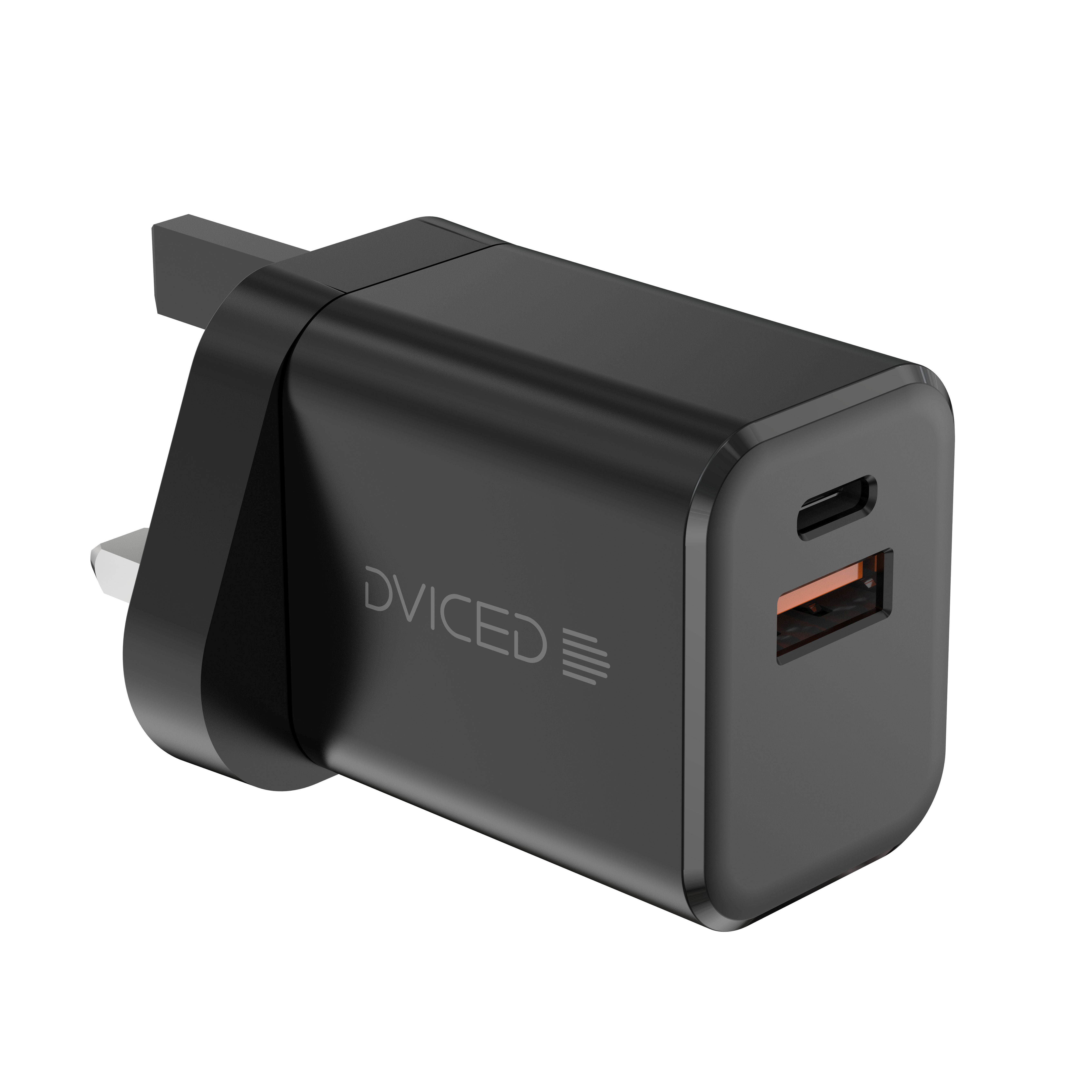 Punjač DVICED Wall charger 35W GaN 1 USB-A 1 USB-C-0