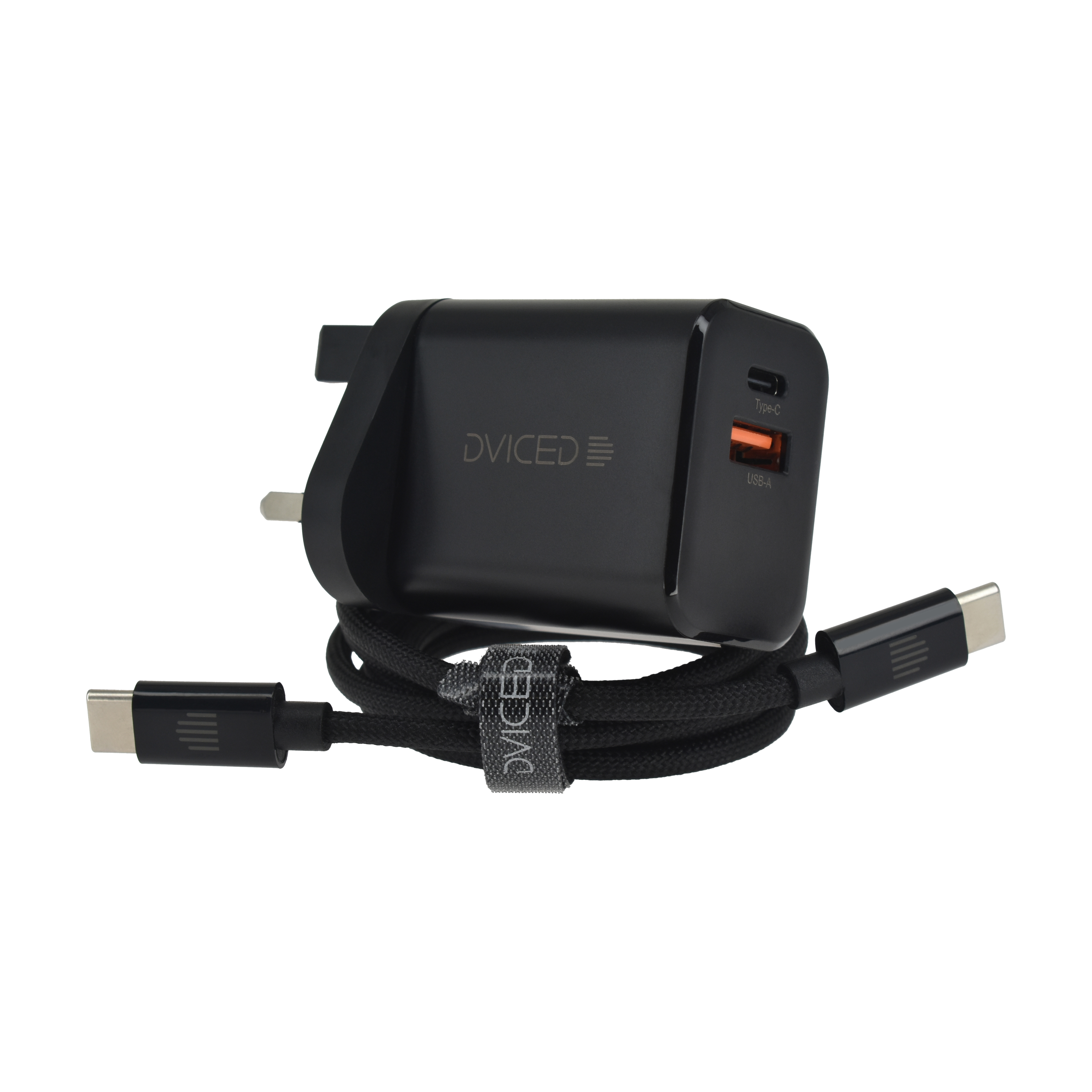 Punjač DVICED Wall charger 35W GaN 1 USB-A 1 USB-C-4