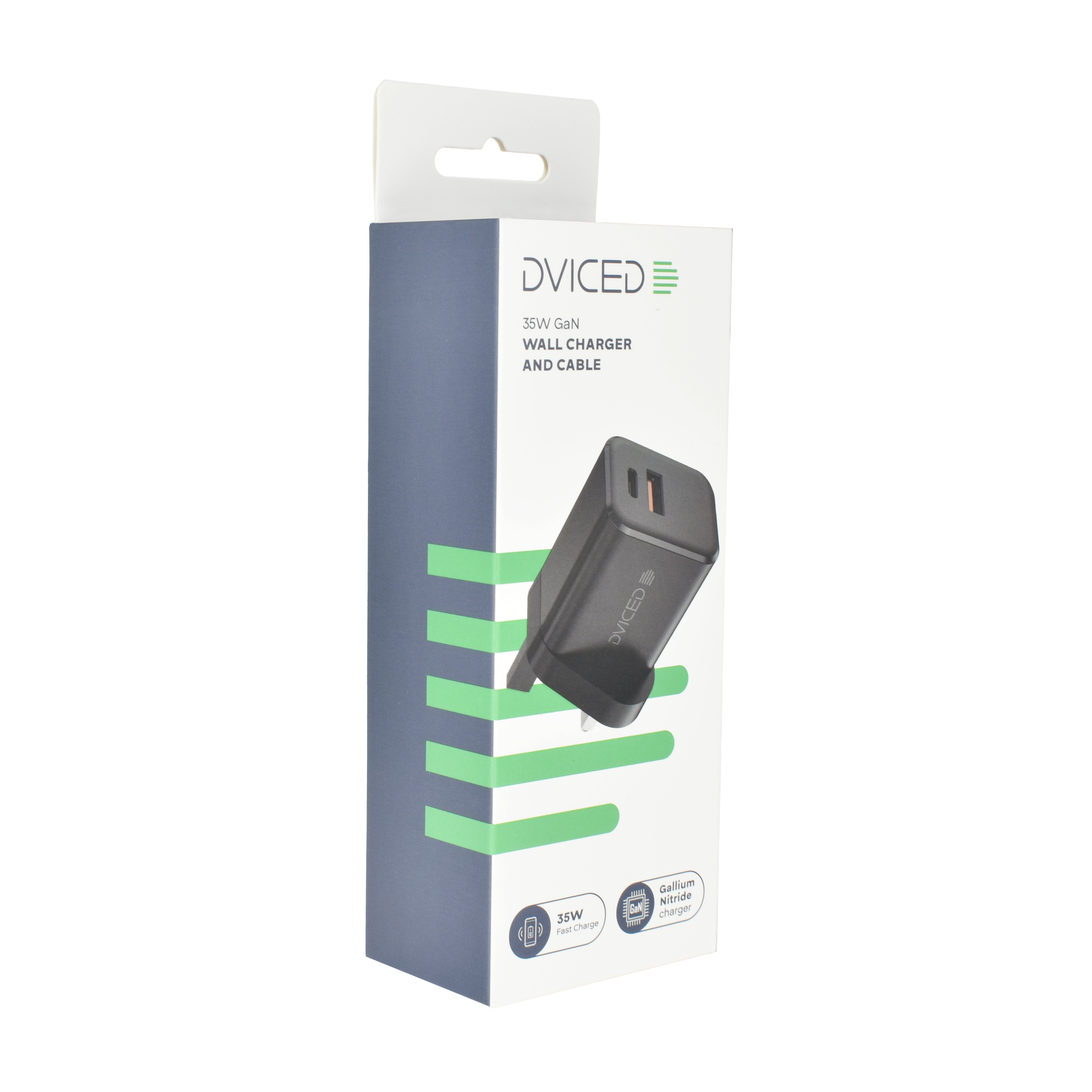 Punjač DVICED Wall charger 35W GaN 1 USB-A 1 USB-C-3