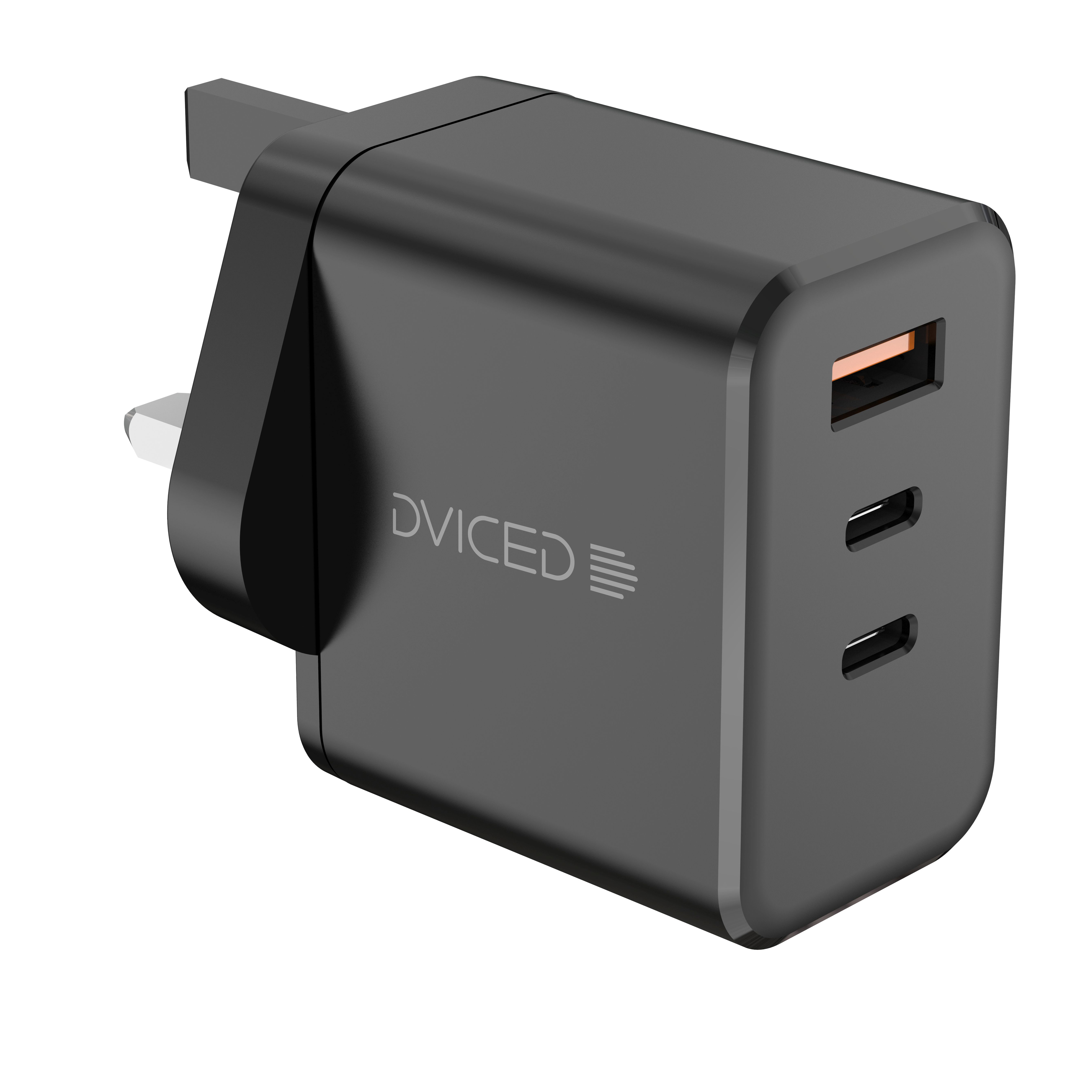 Punjač DVICED Wall charger 140W GaN 2 USB-C, 1 USB-A-0