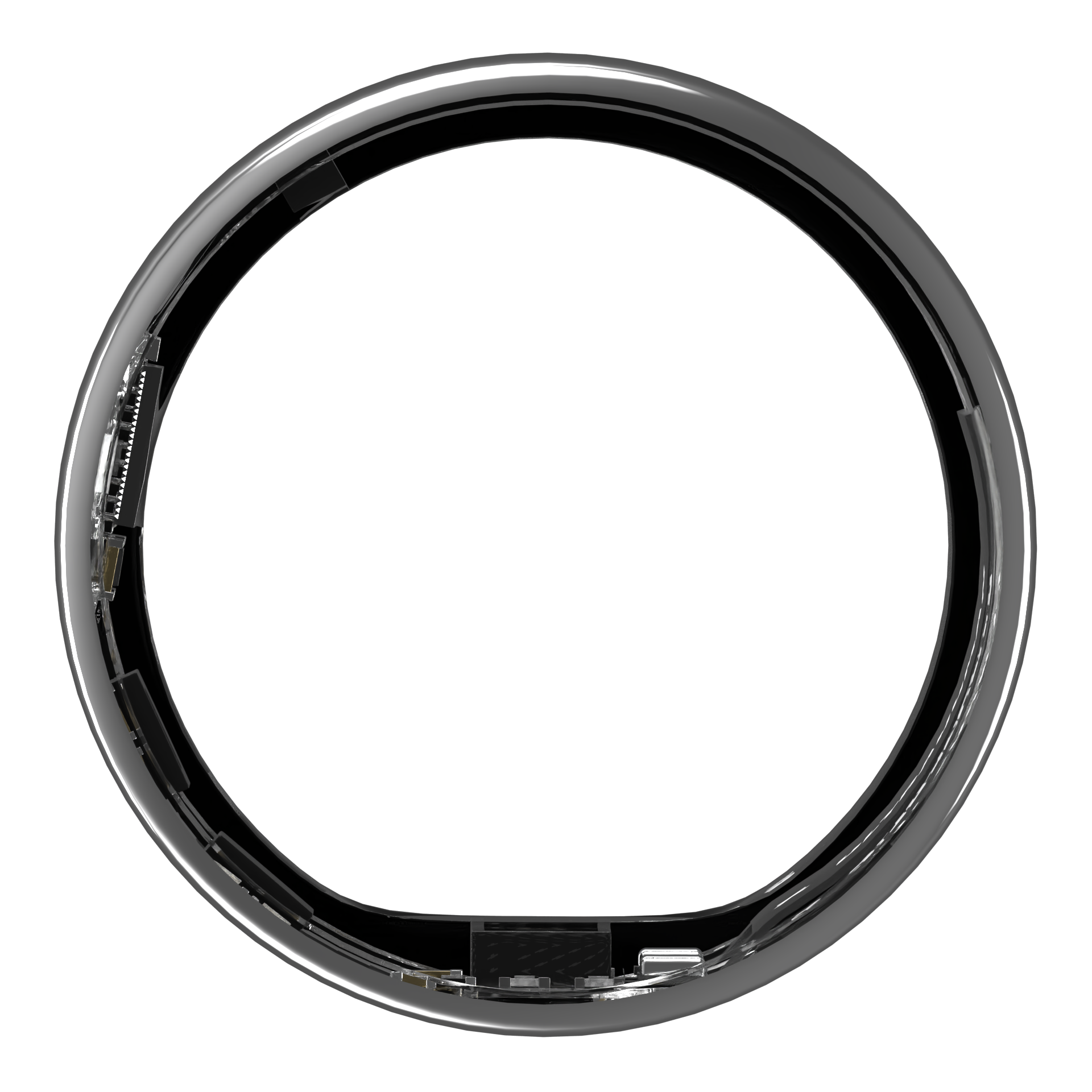 Pametni prsten ULTRAHUMAN Ultrahuman Ring Air - punjač, USB kabel, veličina 08, srebrna boja-5