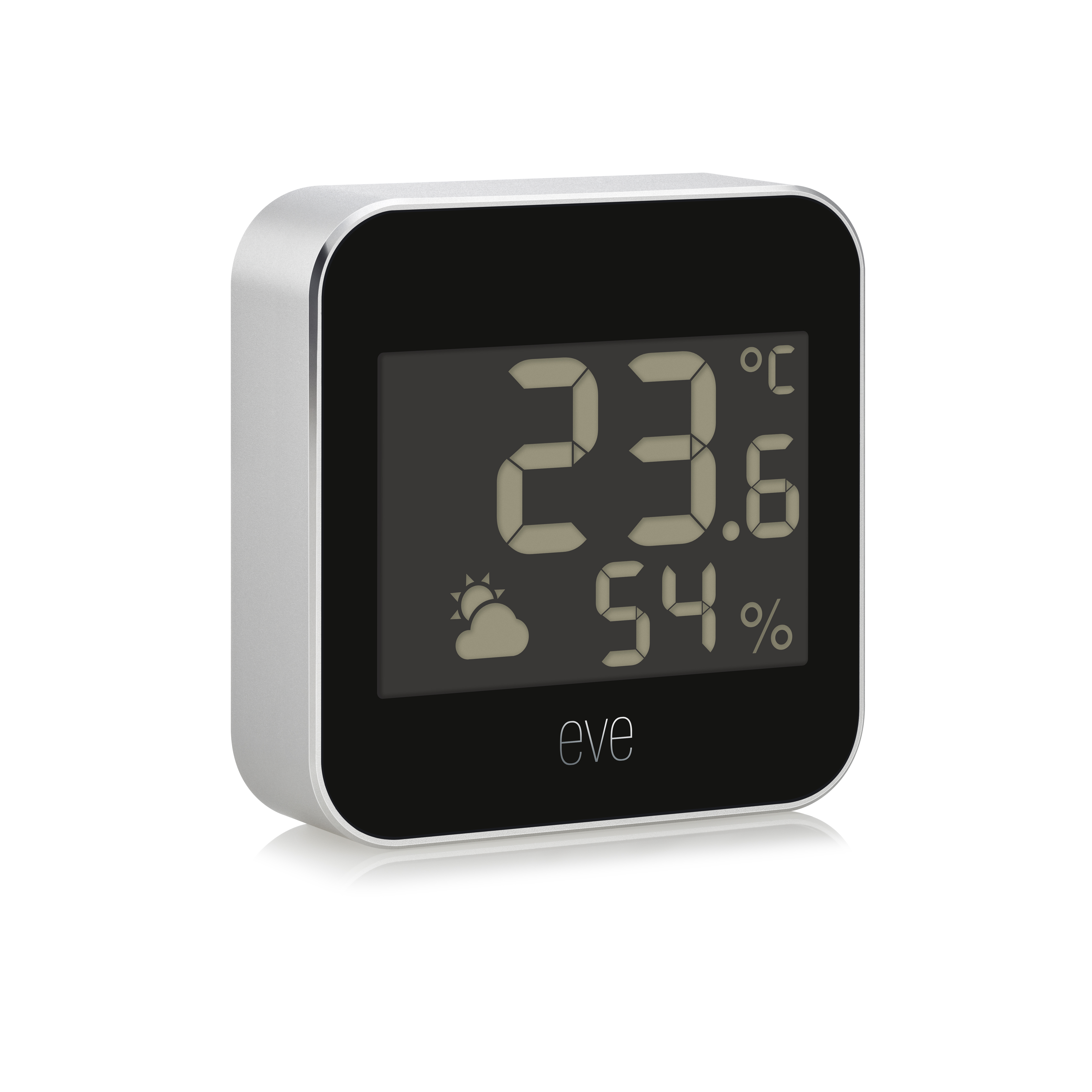 Pametna meteorološka stanica EVE Weather (Matter, Thread, Bluetooth, IPX4, srebrno-crna boja)-3