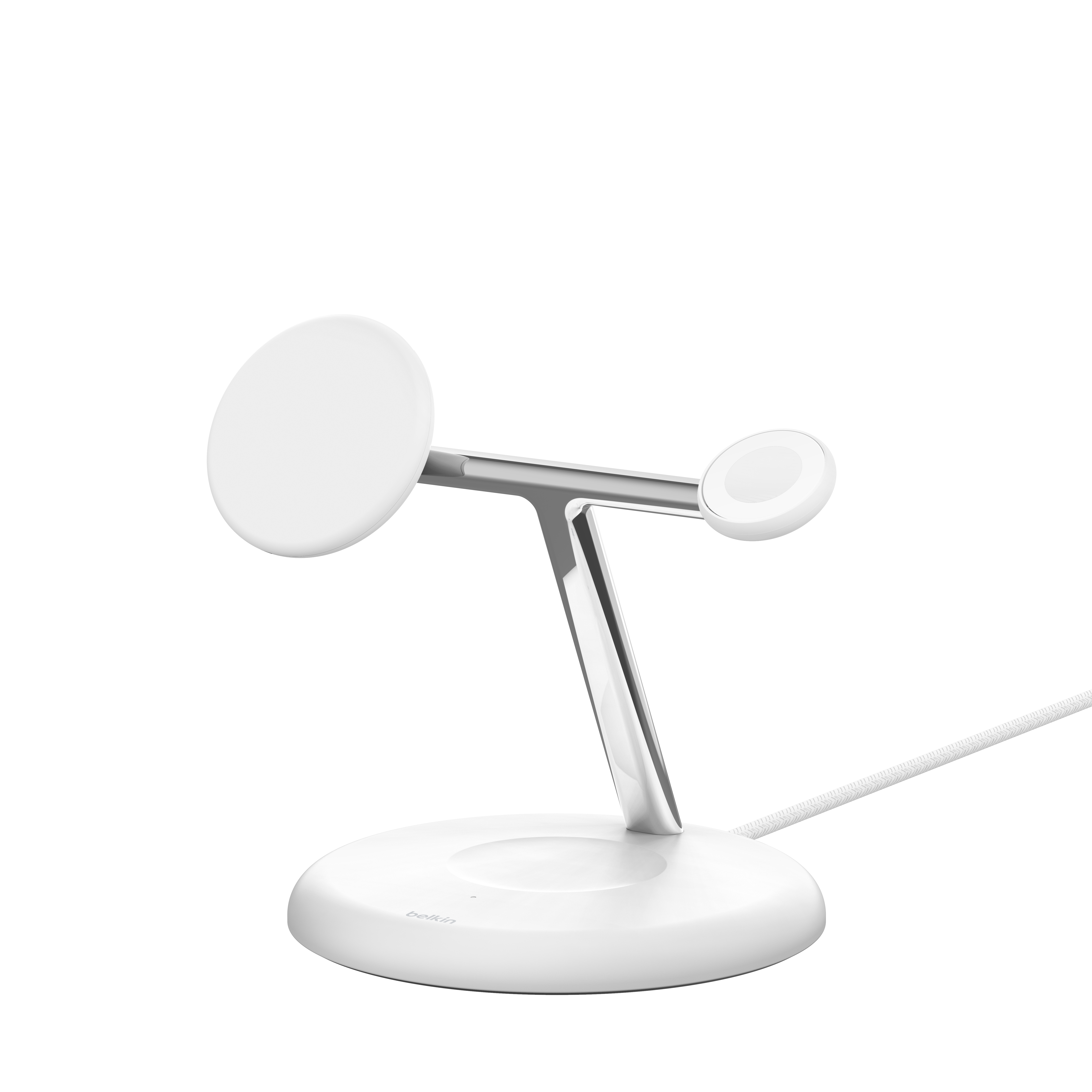 Belkin BOOST CHARGE 3-in-1 Magnetic Wireless Charging Stand with Qi2 15W - White-3
