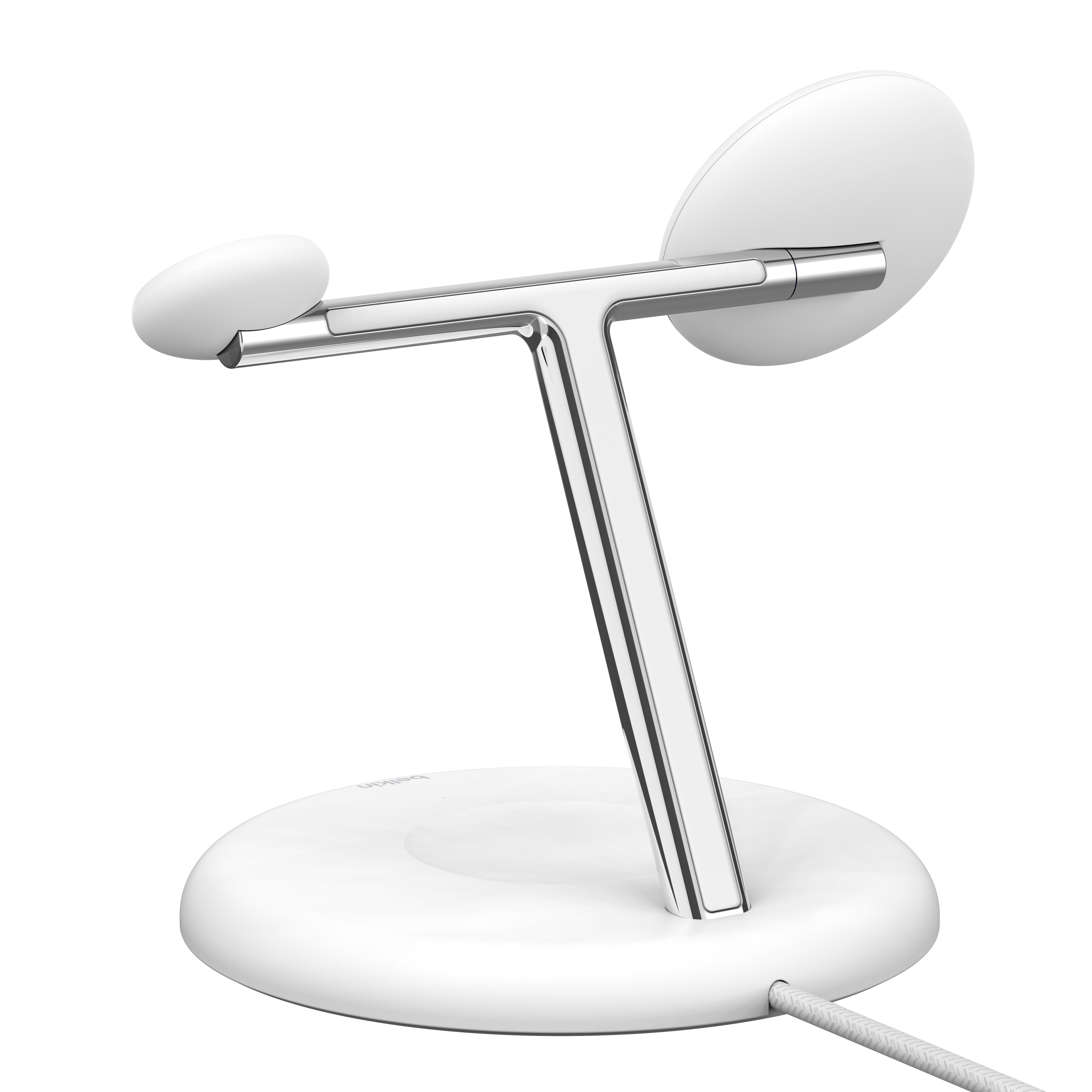 Belkin BOOST CHARGE 3-in-1 Magnetic Wireless Charging Stand with Qi2 15W - White-5