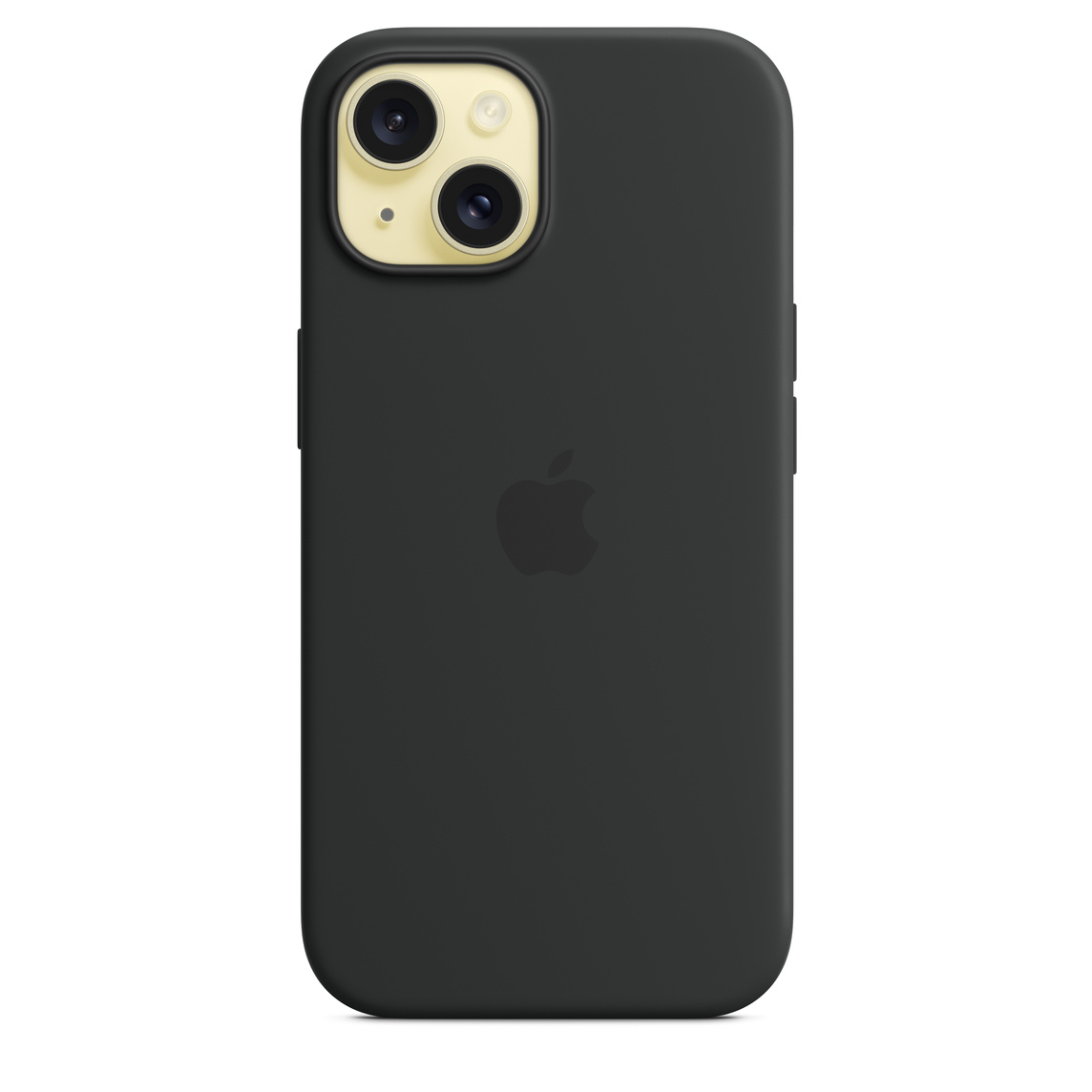 Silikonska maska za iPhone 15 s MagSafe - Crna (APPLE)-1