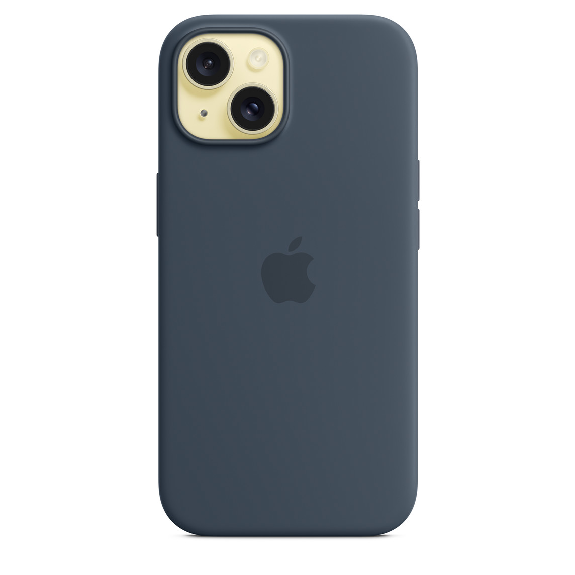 Futrola APPLE iPhone 15 Silicone Case with MagSafe (boja storm blue)-2