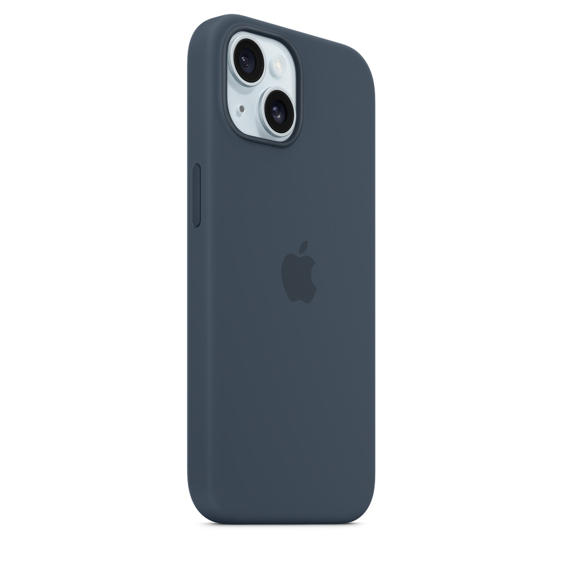 Futrola APPLE iPhone 15 Silicone Case with MagSafe (boja storm blue)-3