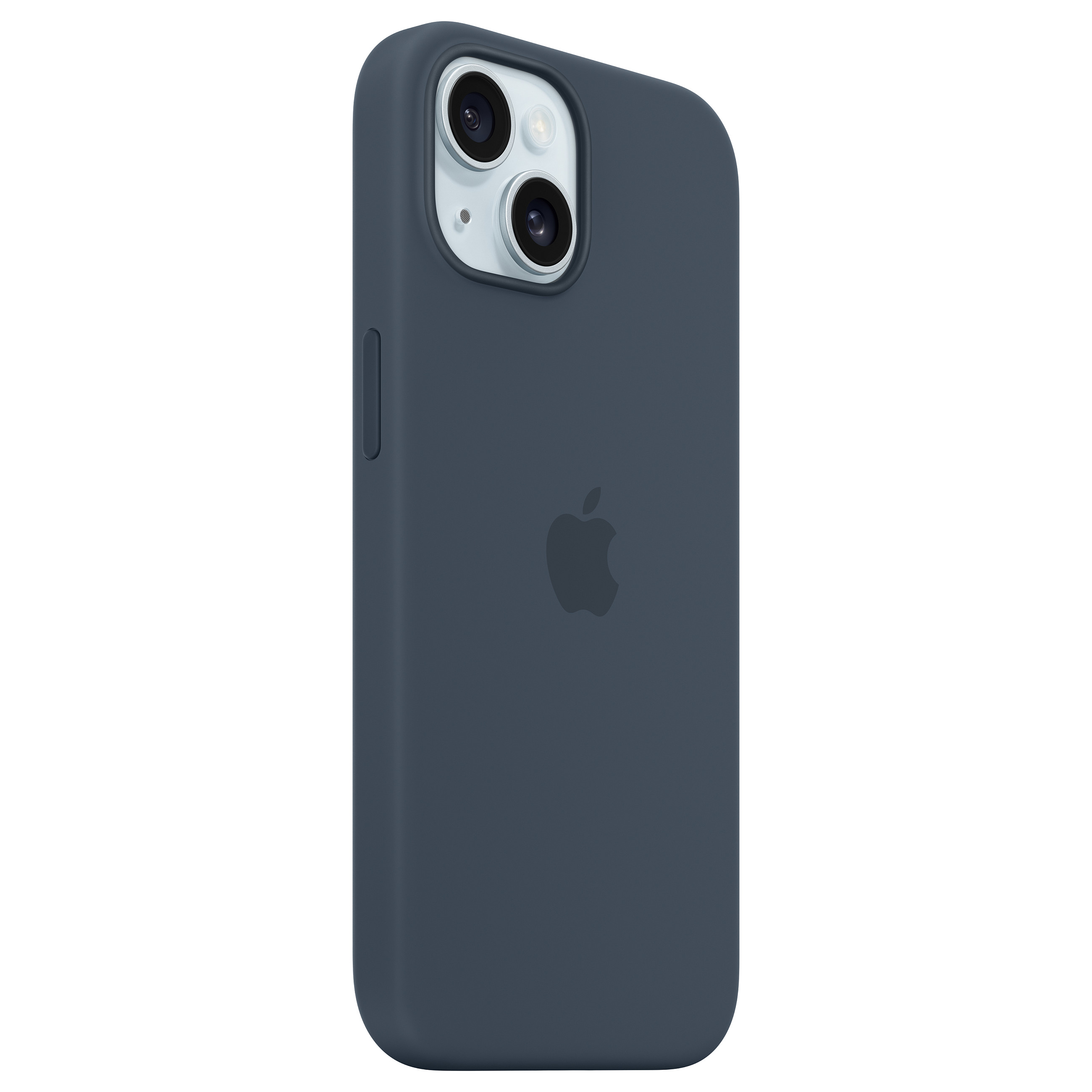 Futrola APPLE iPhone 15 Silicone Case with MagSafe (boja storm blue)-6