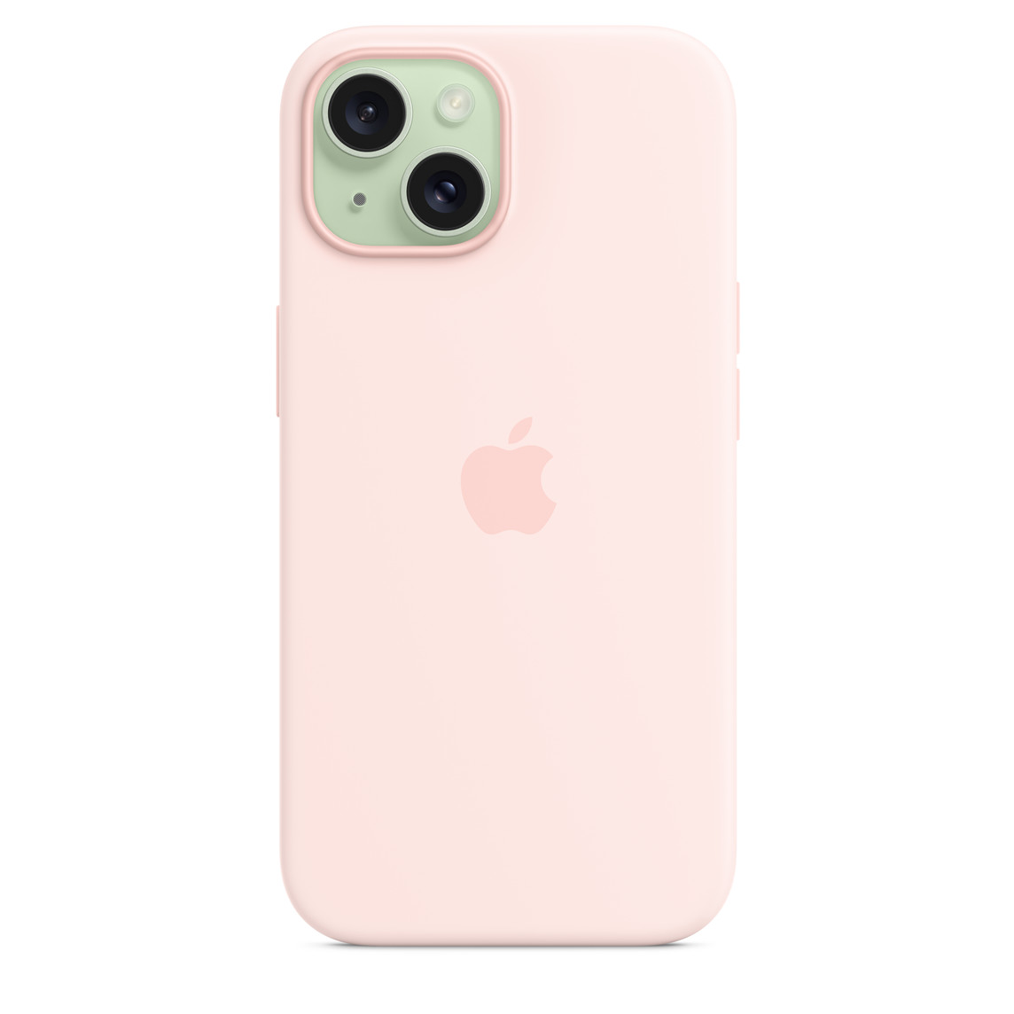 Apple iPhone 15 Silicone Case with MagSafe - Light Pink-5