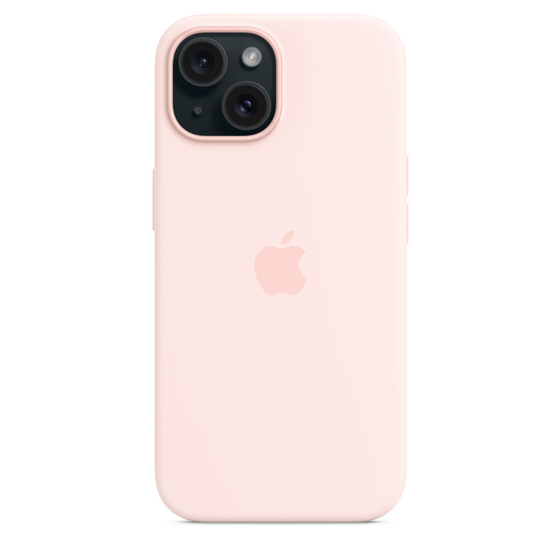 Apple iPhone 15 Silicone Case with MagSafe - Light Pink-3
