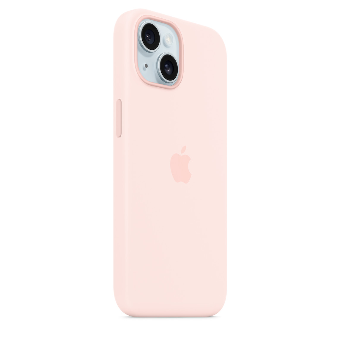 Apple iPhone 15 Silicone Case with MagSafe - Light Pink-2