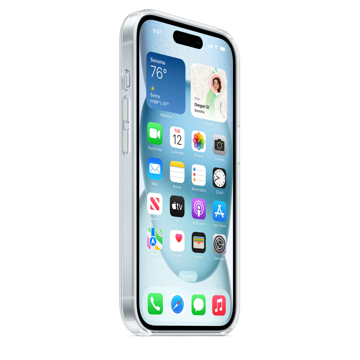 Maska za mobitel APPLE iPhone 15 Clear Case s MagSafe-2