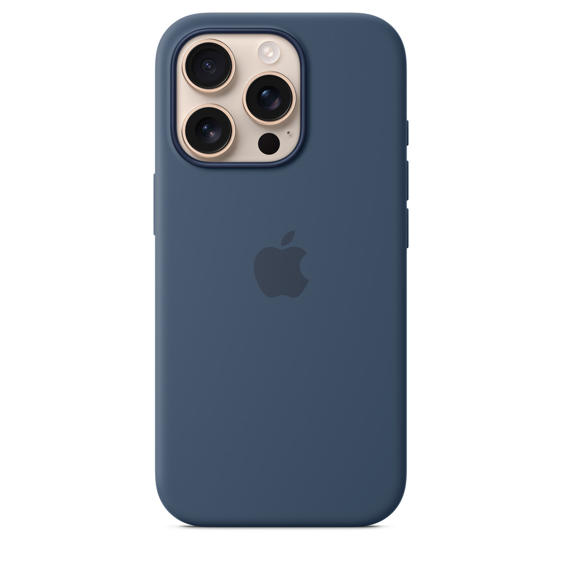 Apple iPhone 16 Pro Silicone Case with MagSafe - Denim-0