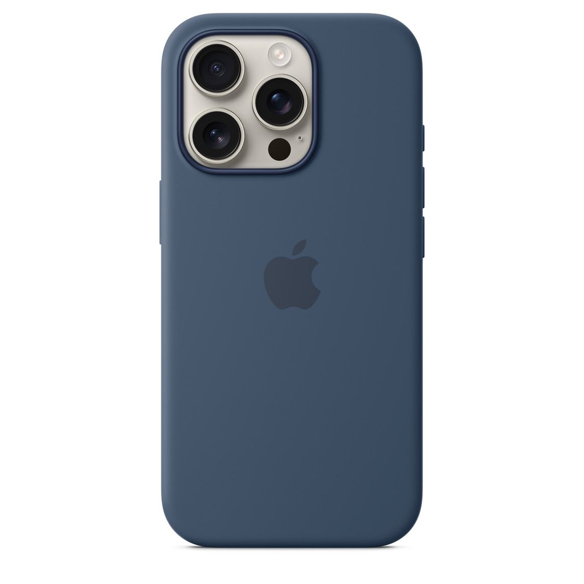Apple iPhone 16 Pro Silicone Case with MagSafe - Denim-3