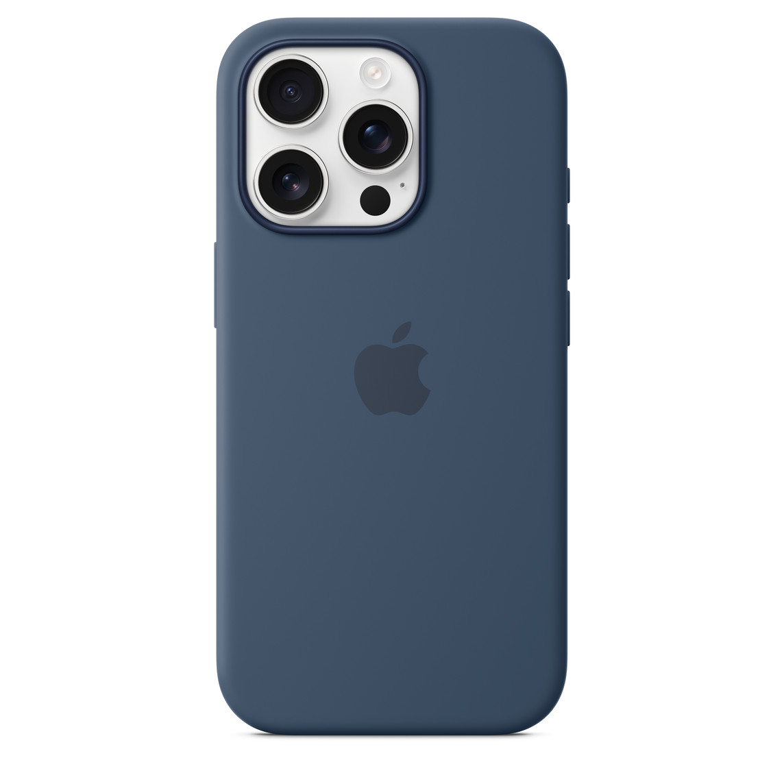 Apple iPhone 16 Pro Silicone Case with MagSafe - Denim-2