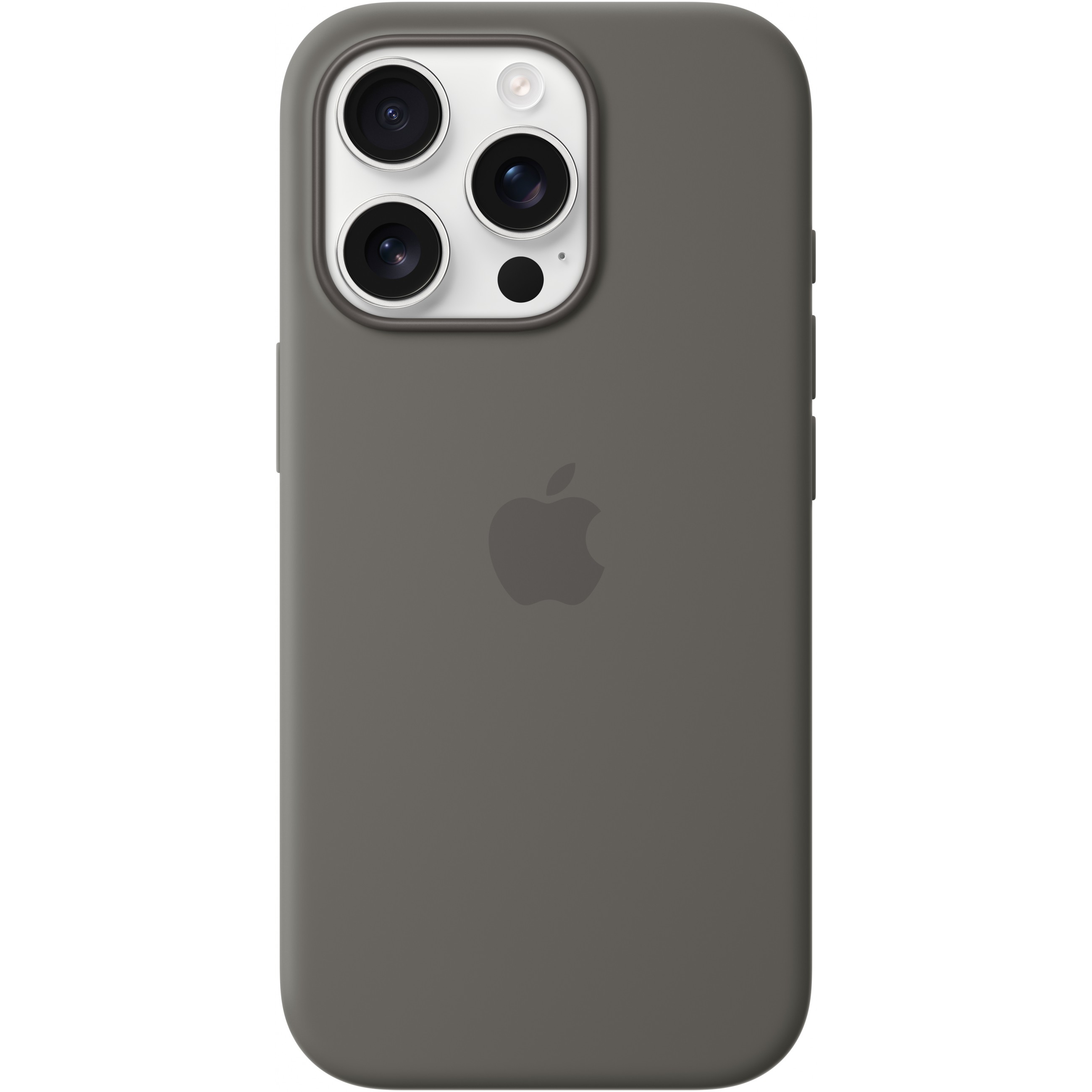 Apple iPhone 16 Pro Silicone Case with MagSafe - Stone Gray-6