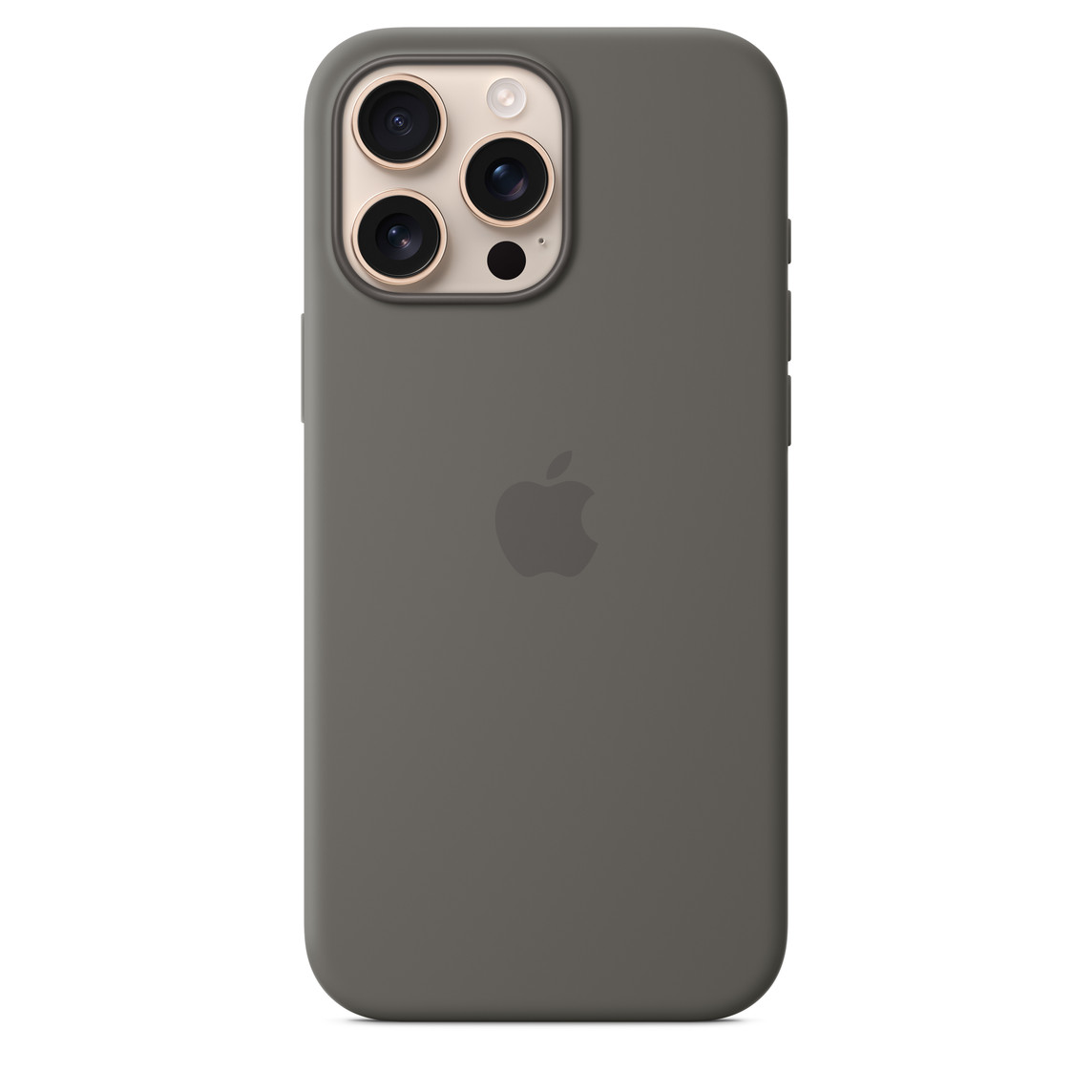 Silikonska maska za iPhone APPLE 16 Pro Max s MagSafe - siva boja-1