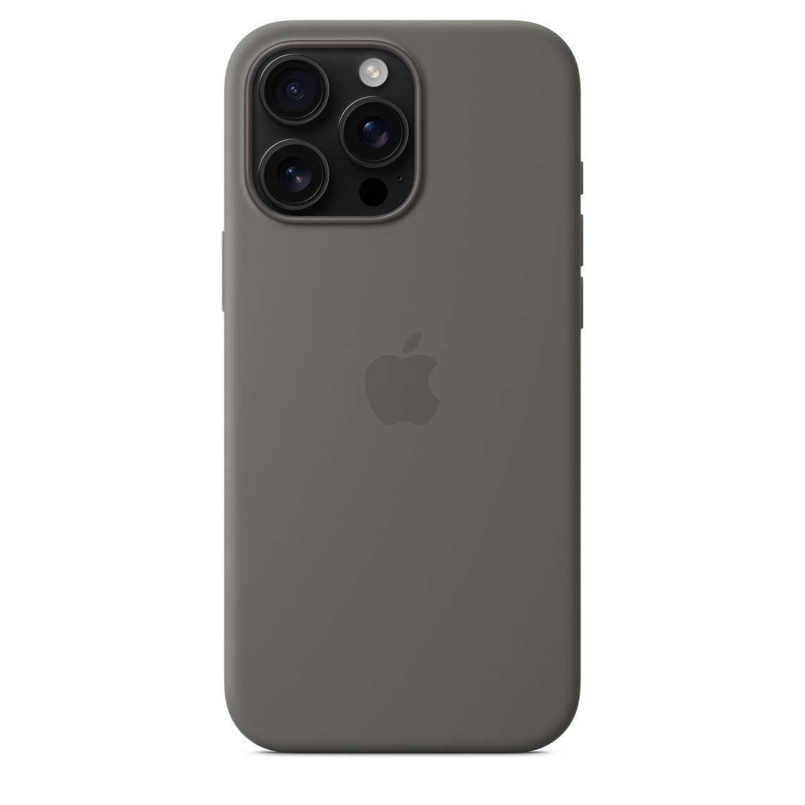 Silikonska maska za iPhone APPLE 16 Pro Max s MagSafe - siva boja-4