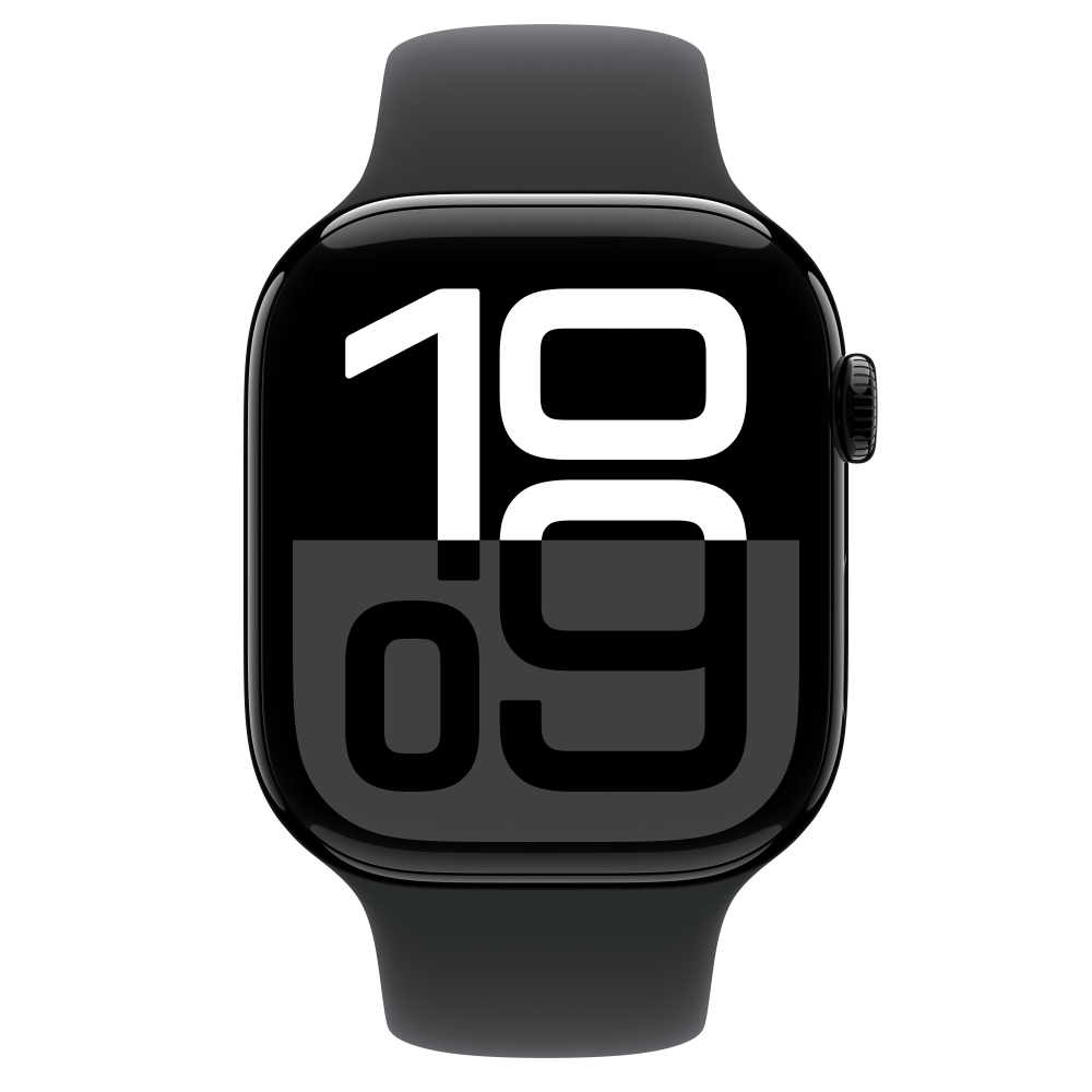 Pametni sat APPLE Watch S10 GPS 46mm Jet Black Alu Case s Black Sport Band - M/L - MWWQ3QH/A-AP-1