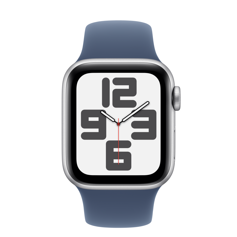 Pametni sat APPLE Watch SE2 v3 GPS 40mm Silver Alu Case s Denim Sport Band - S/M - MXEC3QH/A-2