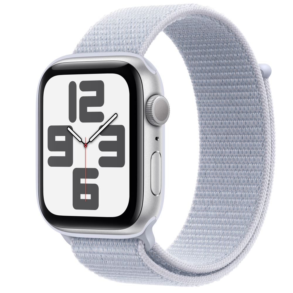 Pametni sat APPLE Watch SE2 v3 GPS 44mm Silver Alu Case / Blue Cloud Sport Loop - MXET3QH/A-0