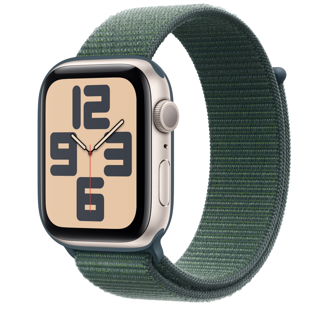Pametni sat APPLE Watch SE2 v3 GPS 44mm Starlight Alu Case / Lake Green Sport Loop - MXEW3QH/A-0