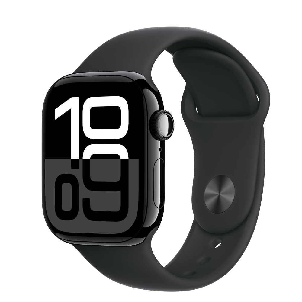 Pametni sat APPLE Watch S10 GPS 42mm Jet Black Alu Case s Black Sport Band - M/L - MWWF3QH/A-AP-0