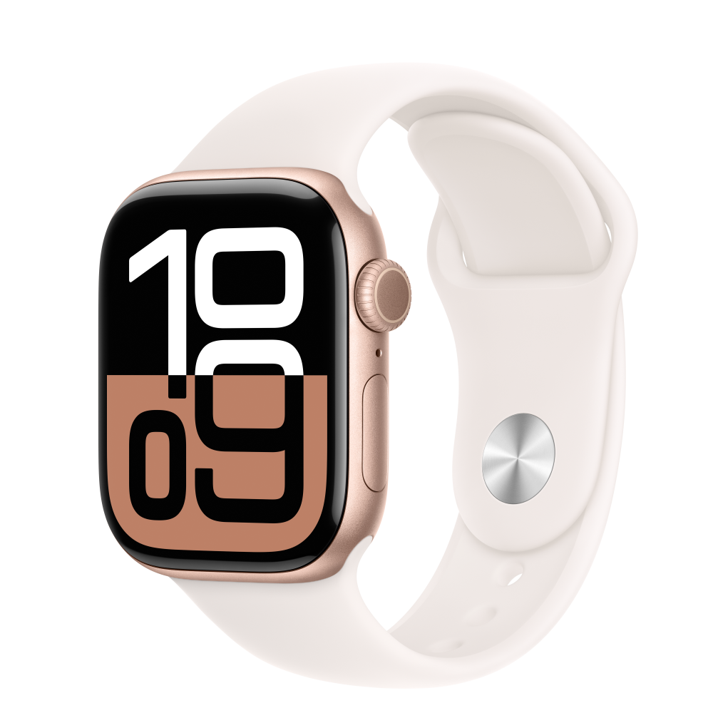 Pametni sat APPLE Watch S10 GPS 42mm Rose Gold Alu Case s Light Blush Sport Band - S/M - MWWH3QH/A-0