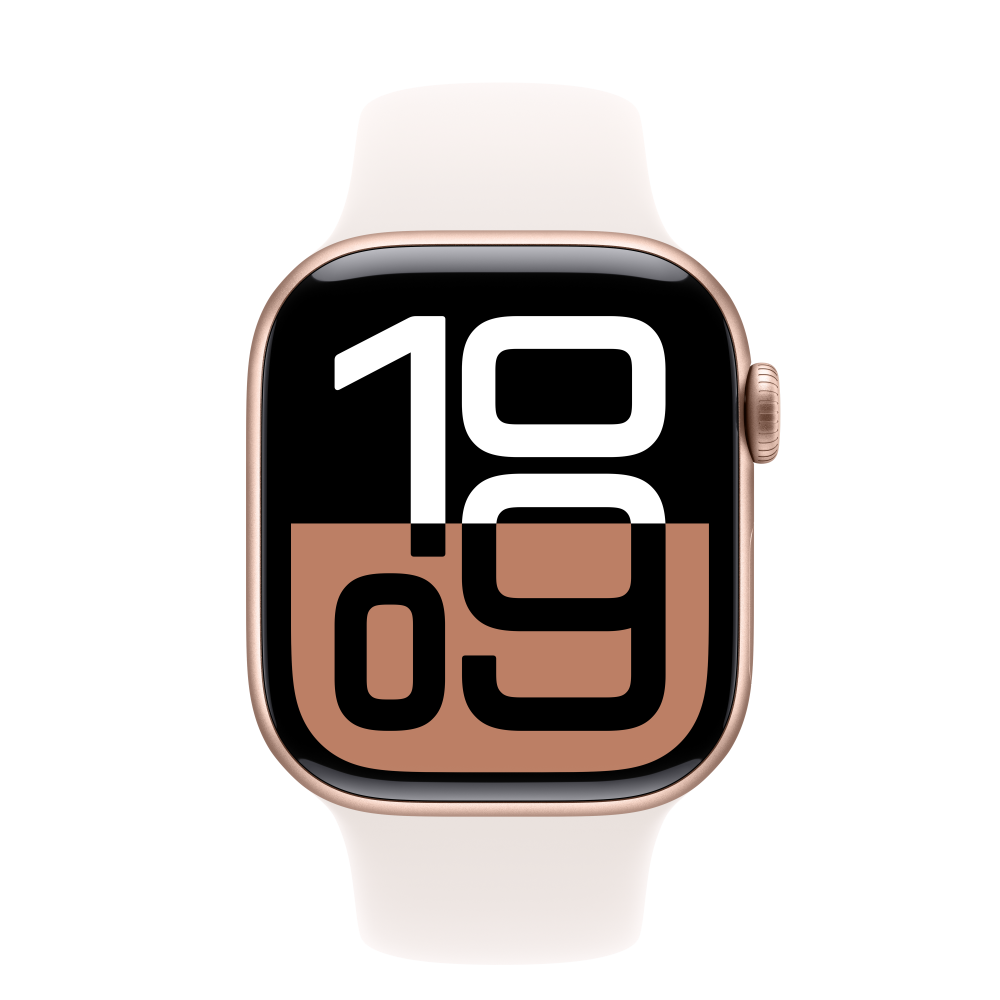 Pametni sat APPLE Watch S10 GPS 42mm Rose Gold Alu Case s Light Blush Sport Band - S/M - MWWH3QH/A-2