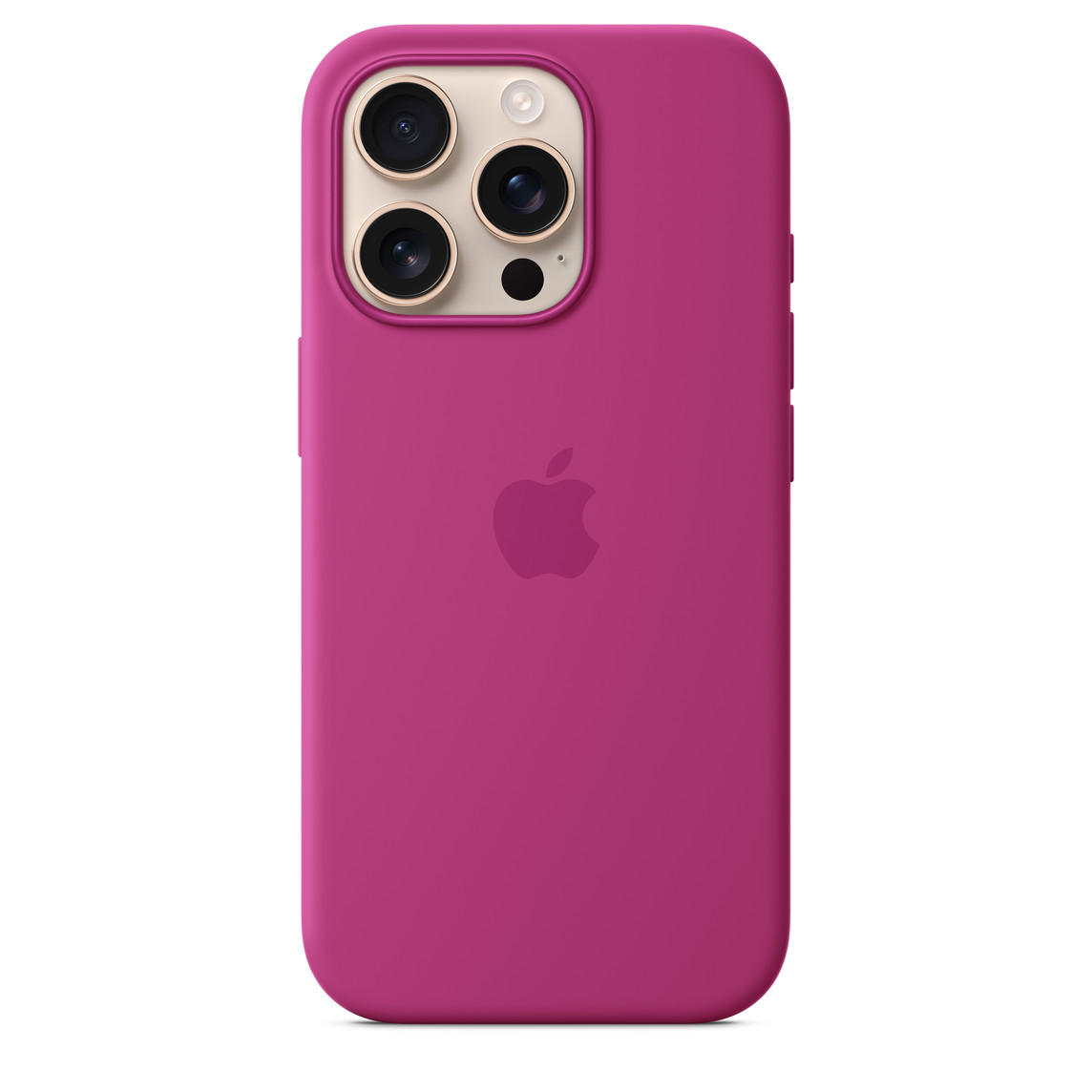 Apple iPhone 16 Pro Silicone Case with MagSafe - Fuchsia (Seasonal)-0