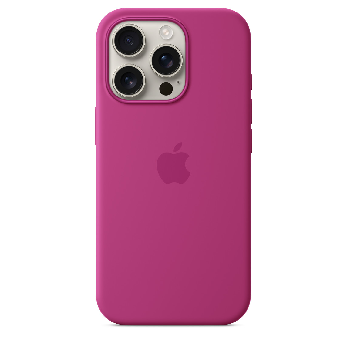 Apple iPhone 16 Pro Silicone Case with MagSafe - Fuchsia (Seasonal)-3
