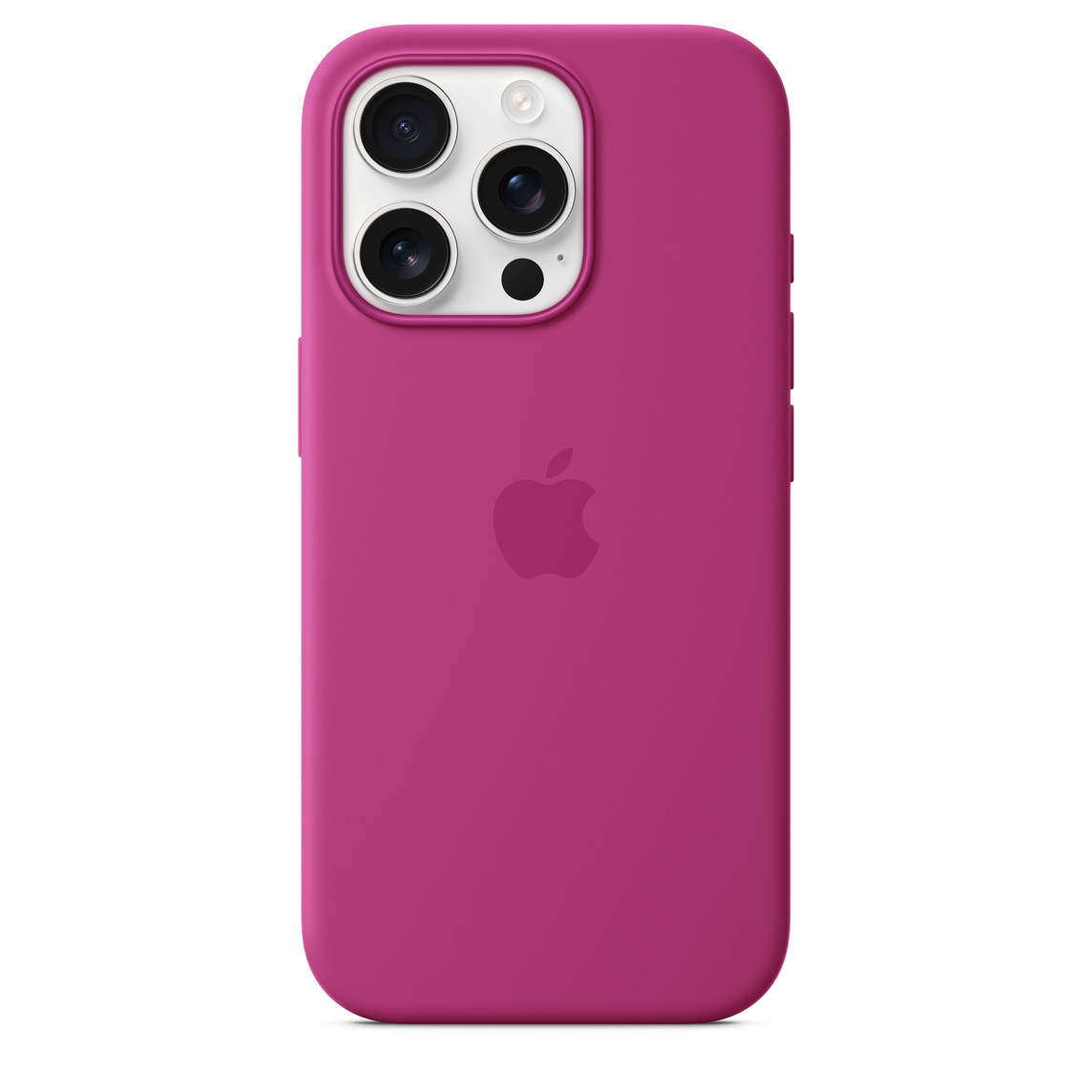Apple iPhone 16 Pro Silicone Case with MagSafe - Fuchsia (Seasonal)-1